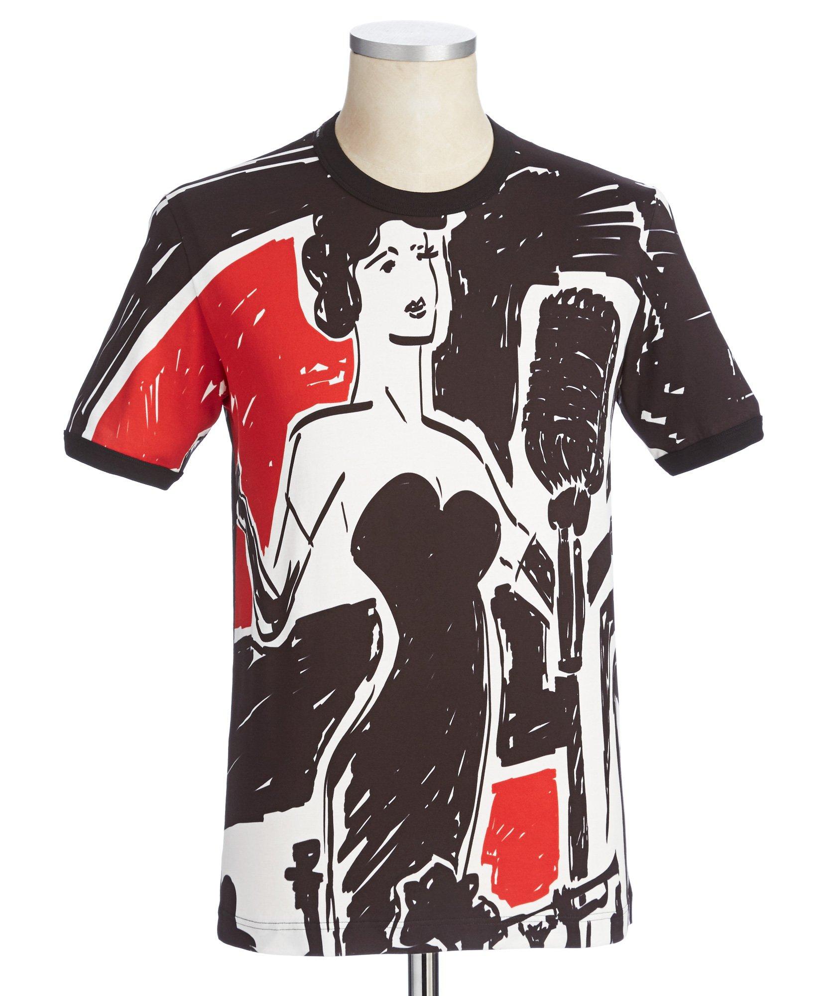 T-shirt à motif inspiré du jazz image 0