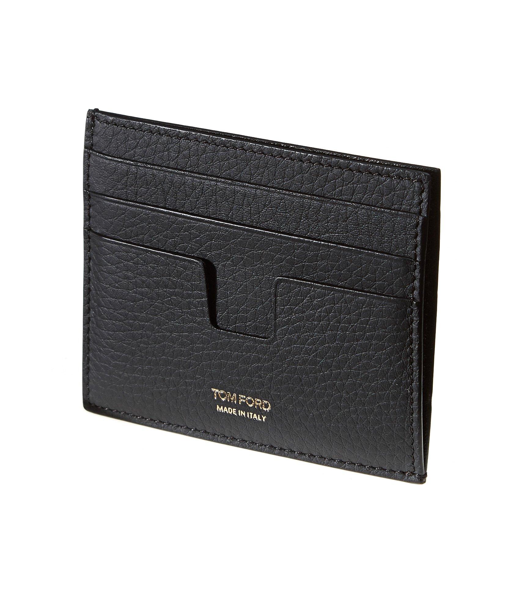 Grained Leather Cardholder image 0
