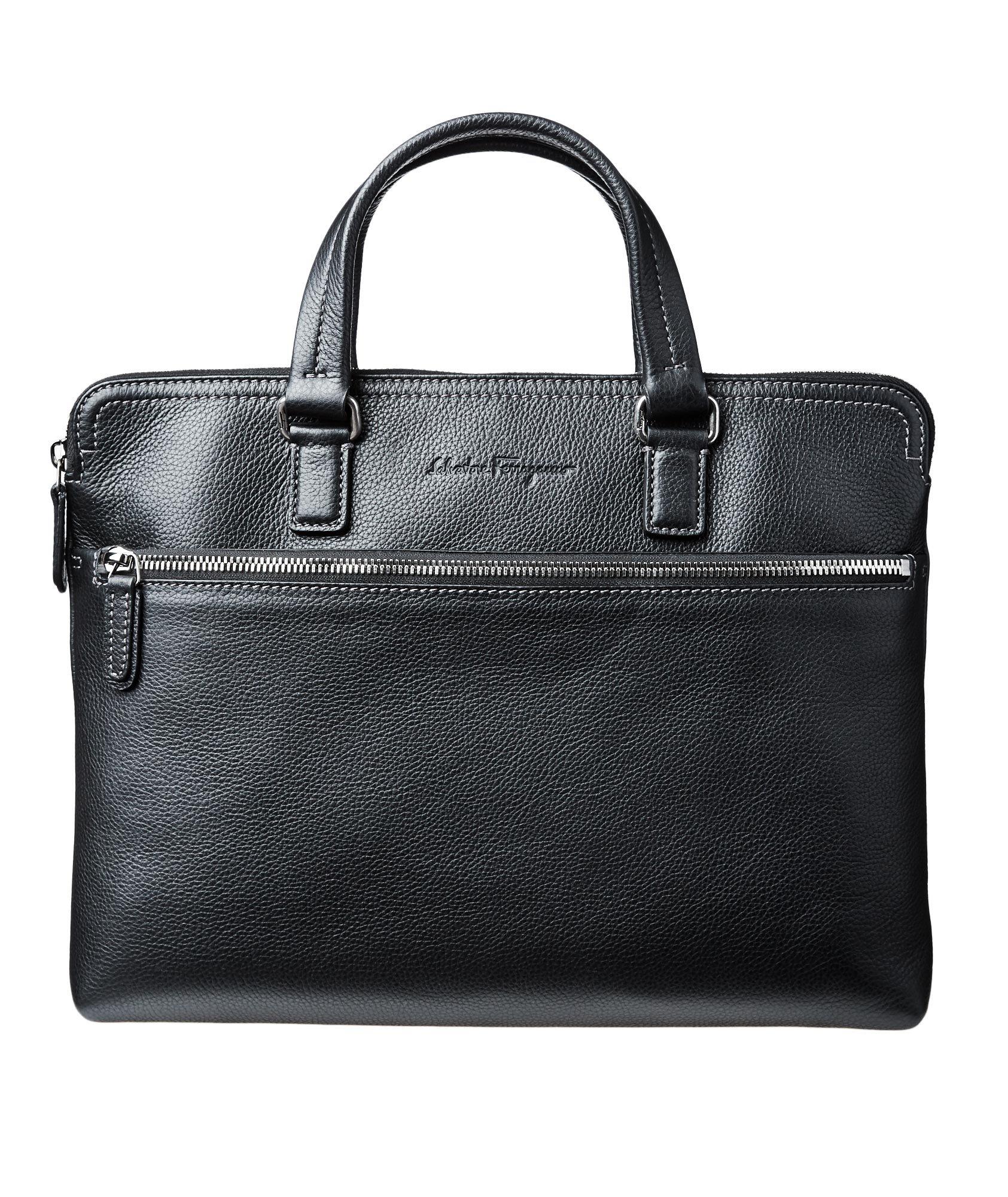 Pebbled Leather Briefcase image 0