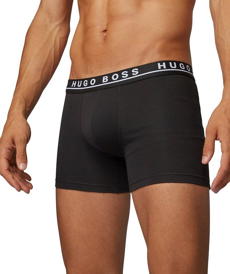 Three-Pack Stretch-Cotton Boxers image 1