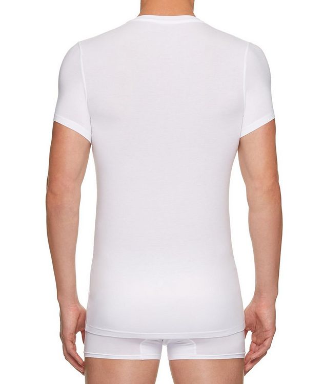 Stretch-Modal V-Neck T-Shirt picture 3