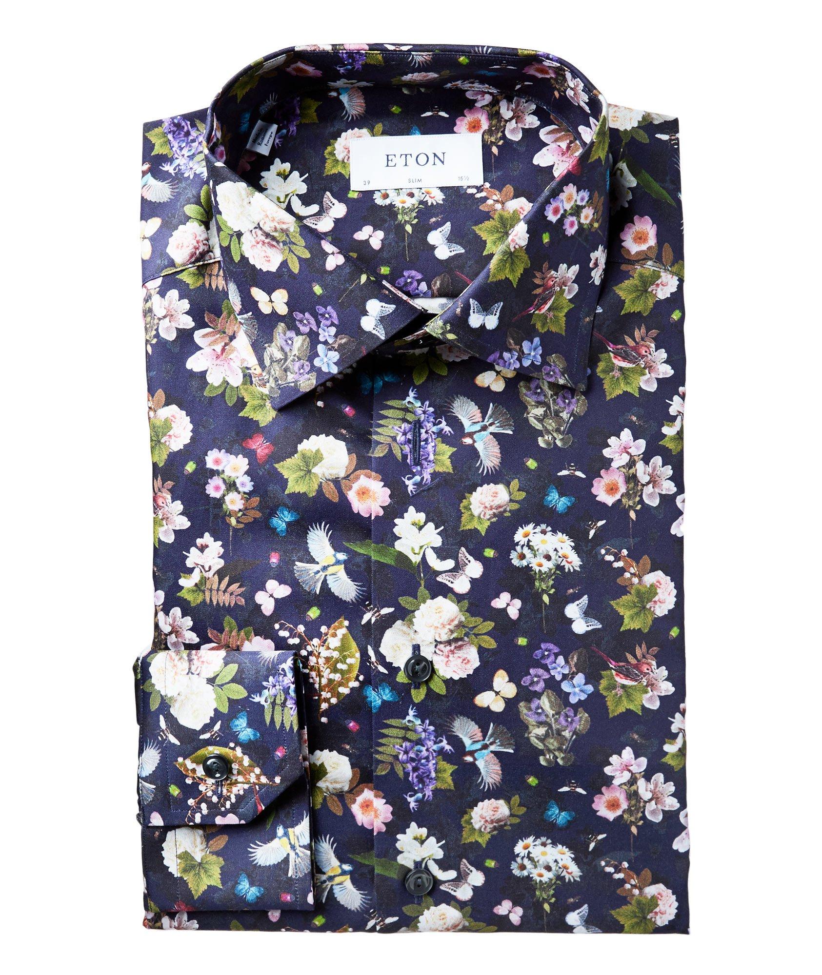 Chemise à motif de flore et de faune image 0