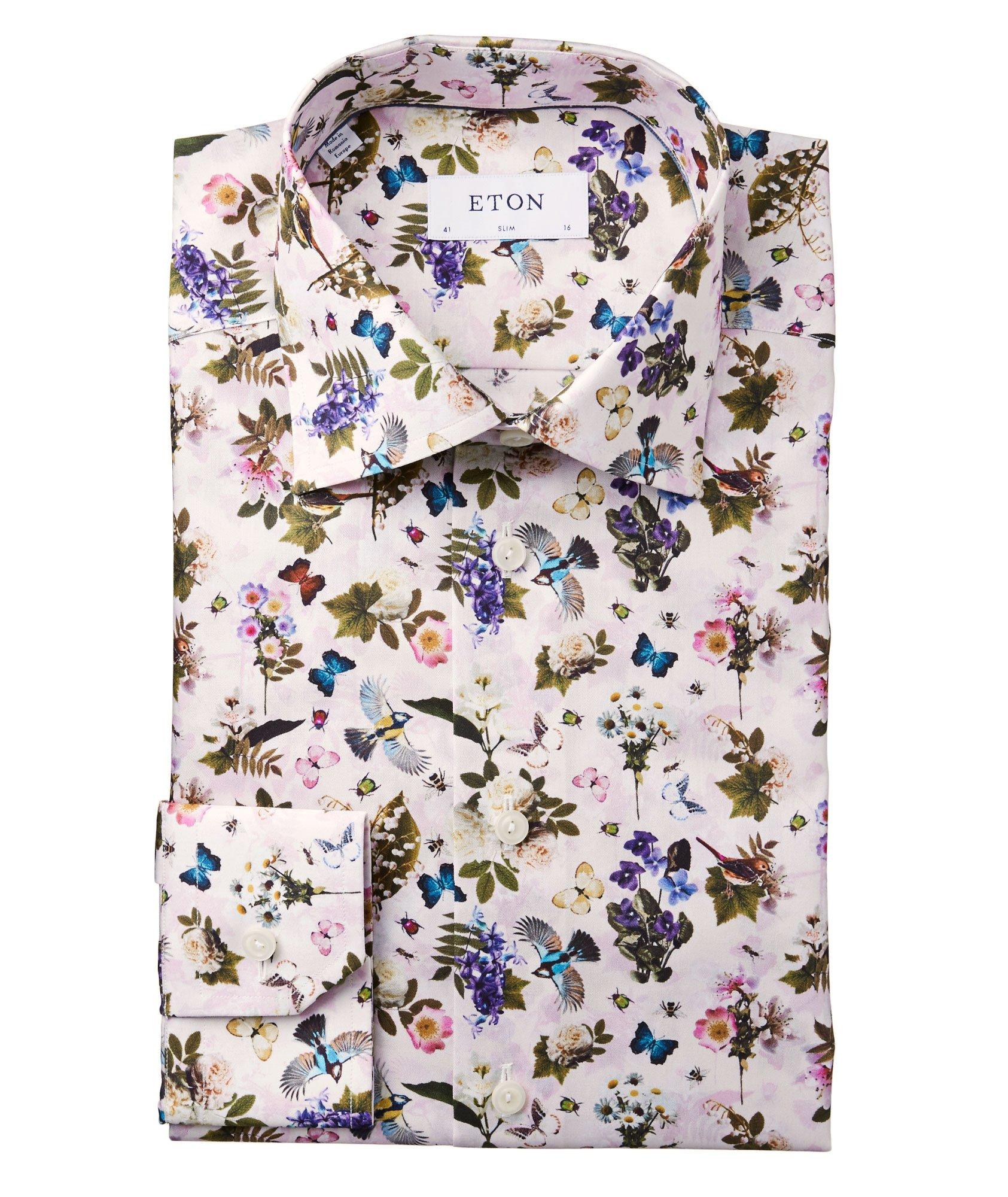 Flora & Fauna Print Cotton Shirt image 0