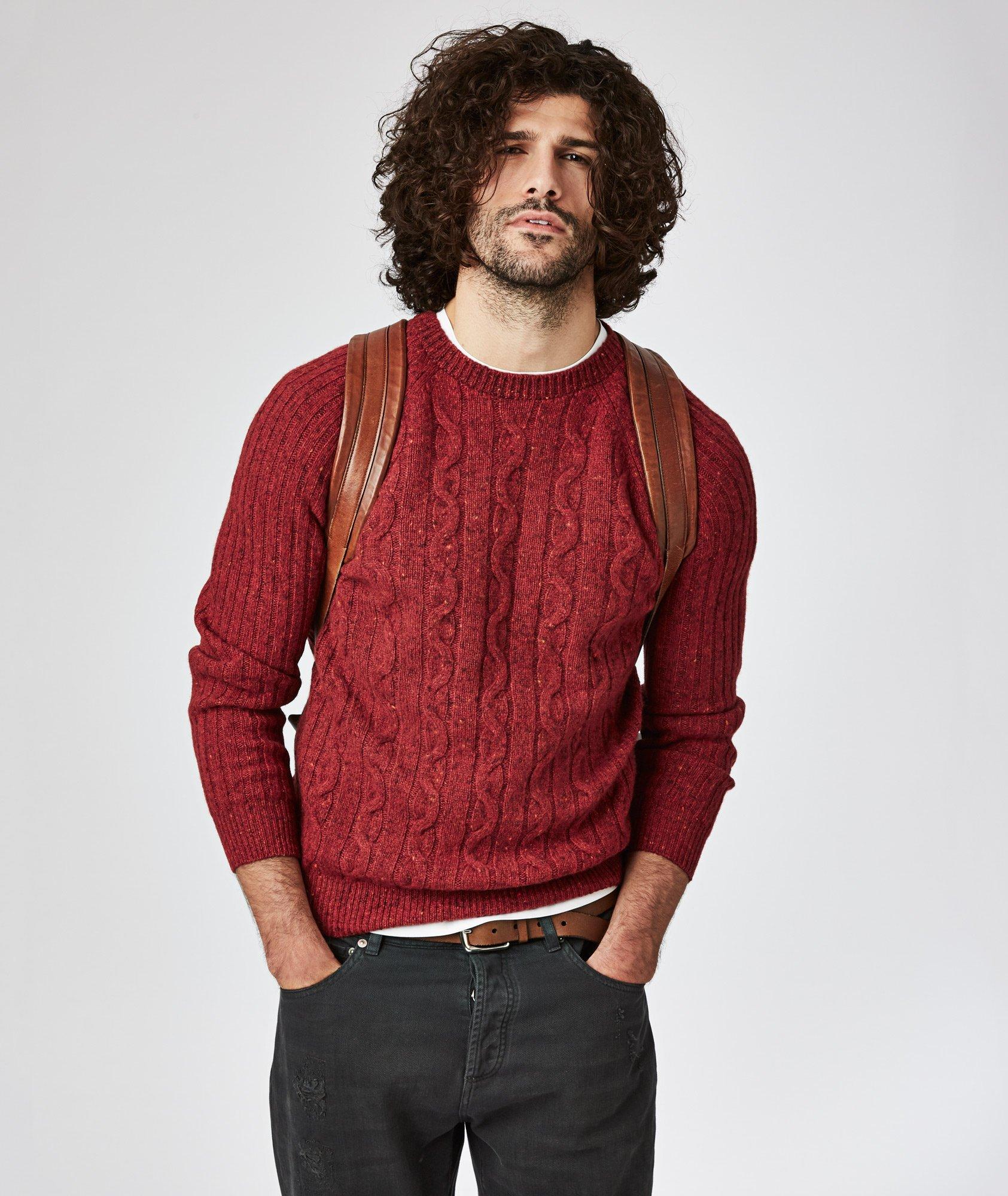 Cashmere Blend Cable-Knit Sweater image 0
