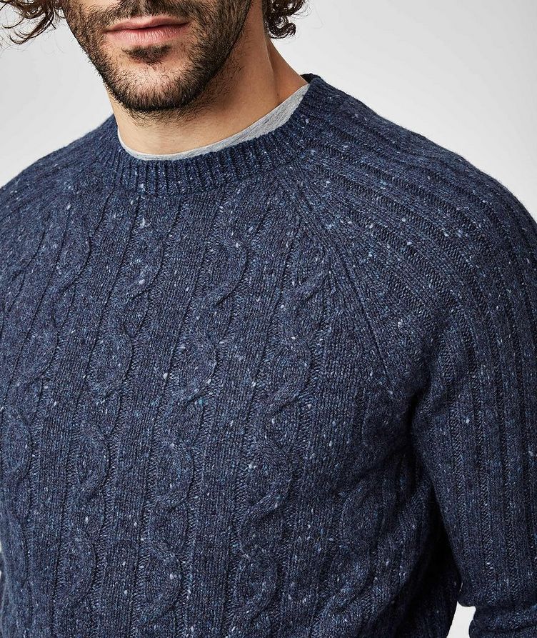 Cashmere Blend Cable-Knit Sweater image 1
