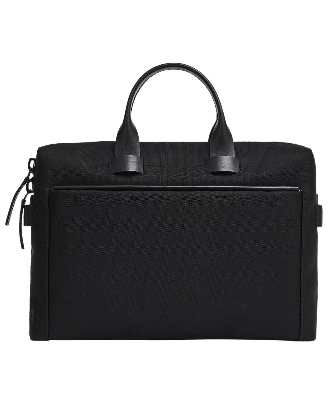 Nylon & Leather Slim Briefcase image 0