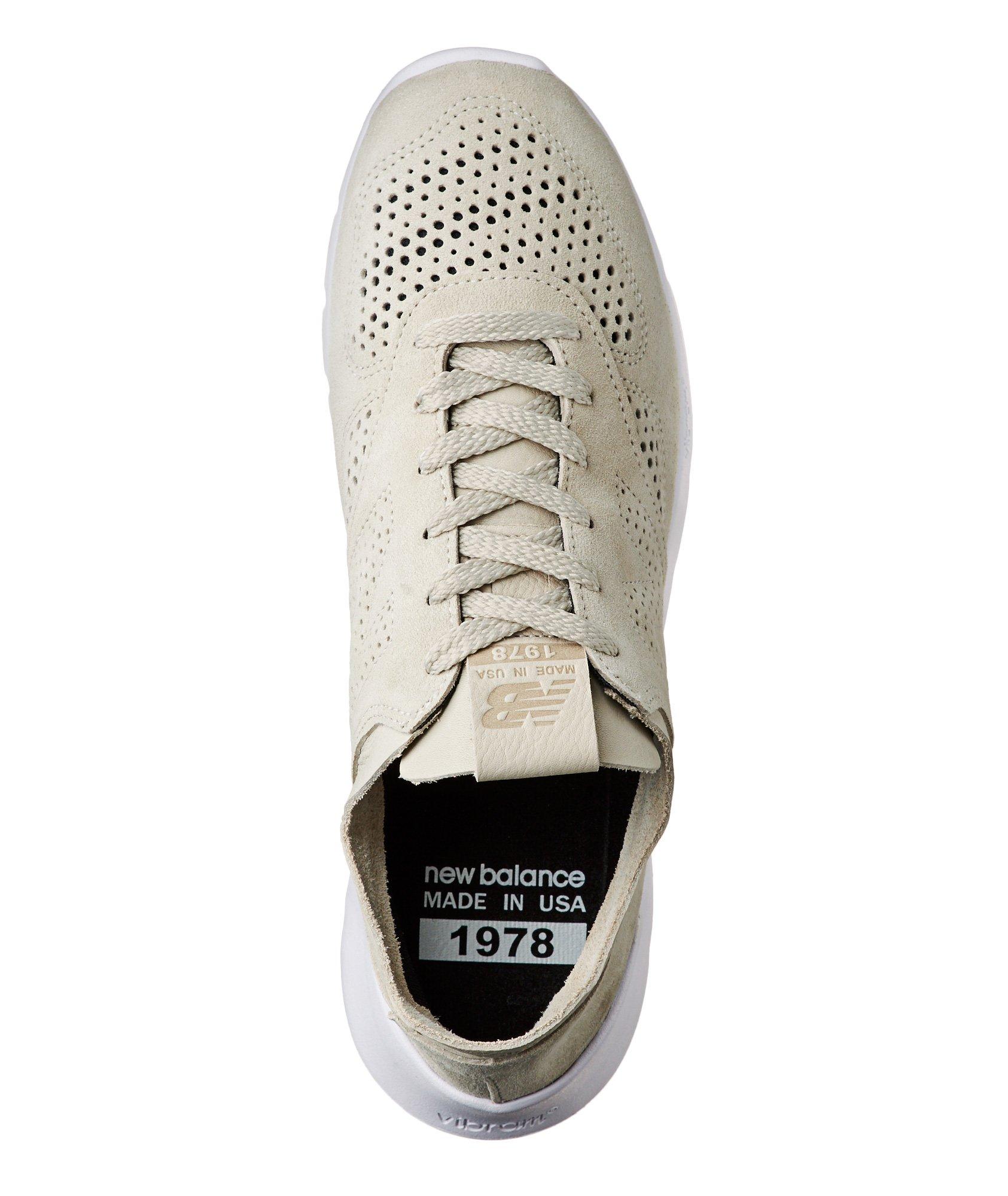 Perforated Leather Low-Tops image 2