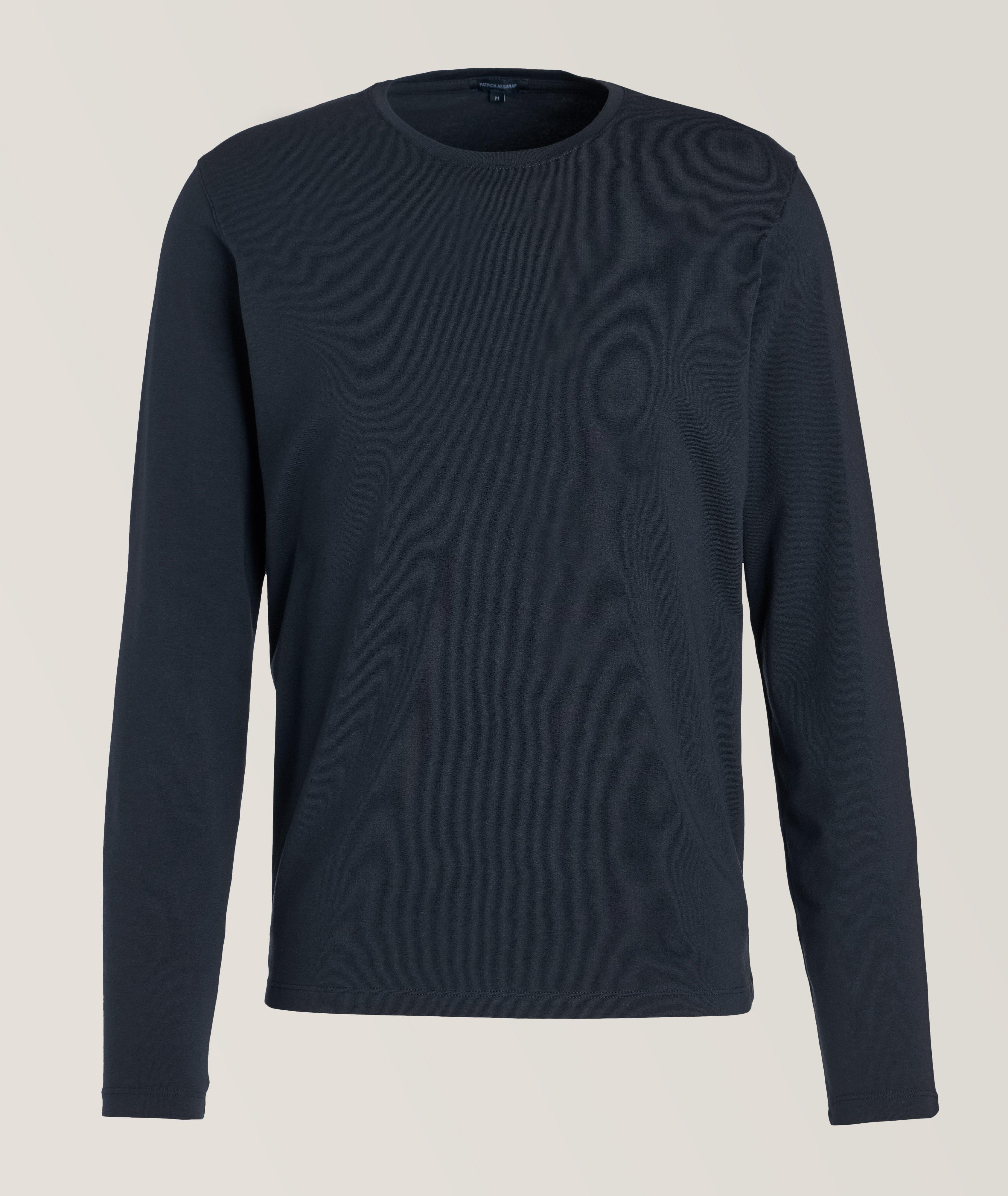 PIMA COTTON STRETCH LONG SLEEVE T-SHIRT