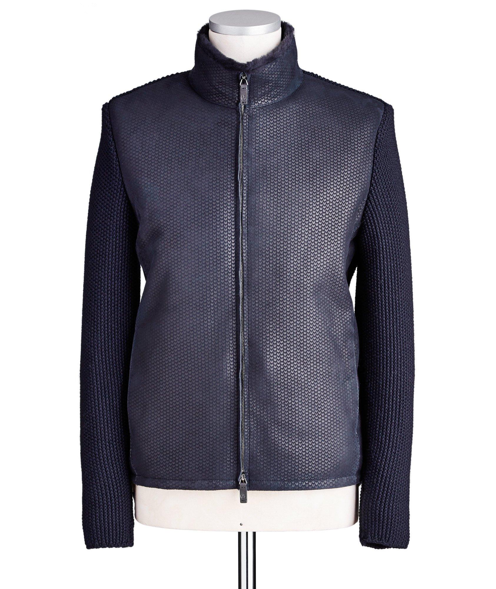 Leather & Wool Jacket image 0