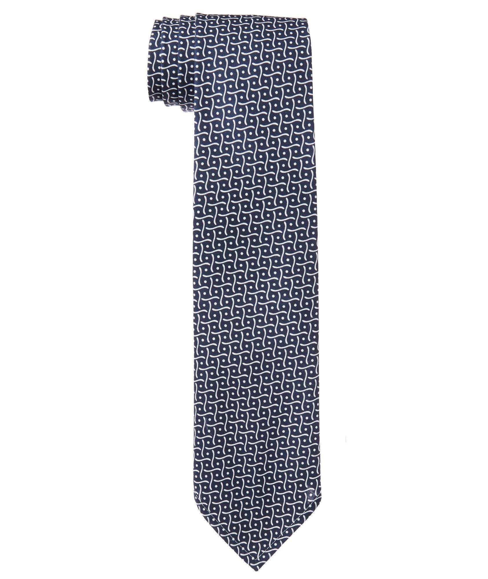 Cravate imprimée en coton image 0