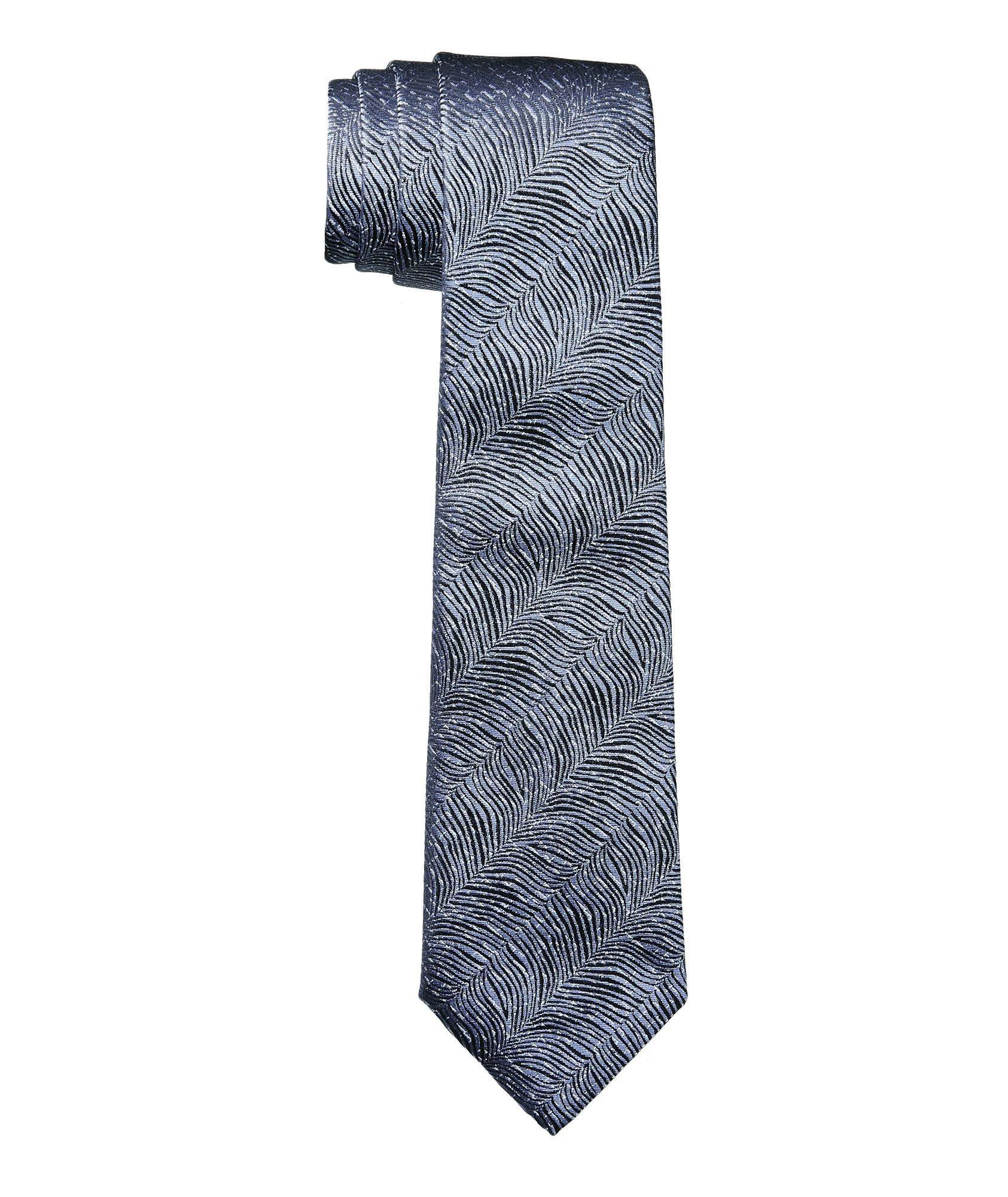 Cravate imprimée en mélange de soie image 0