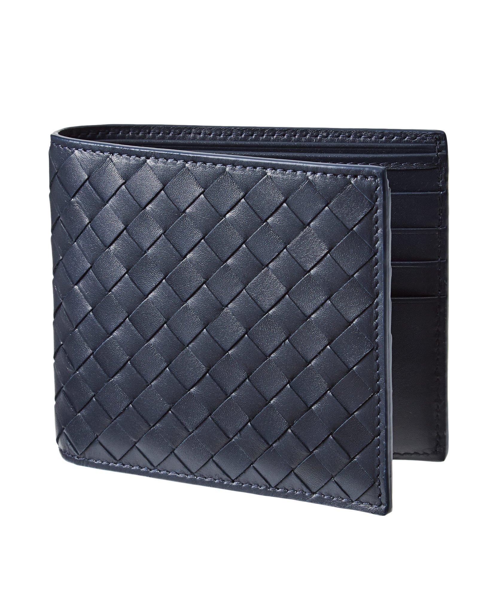Woven Leather Bifold Wallet image 0