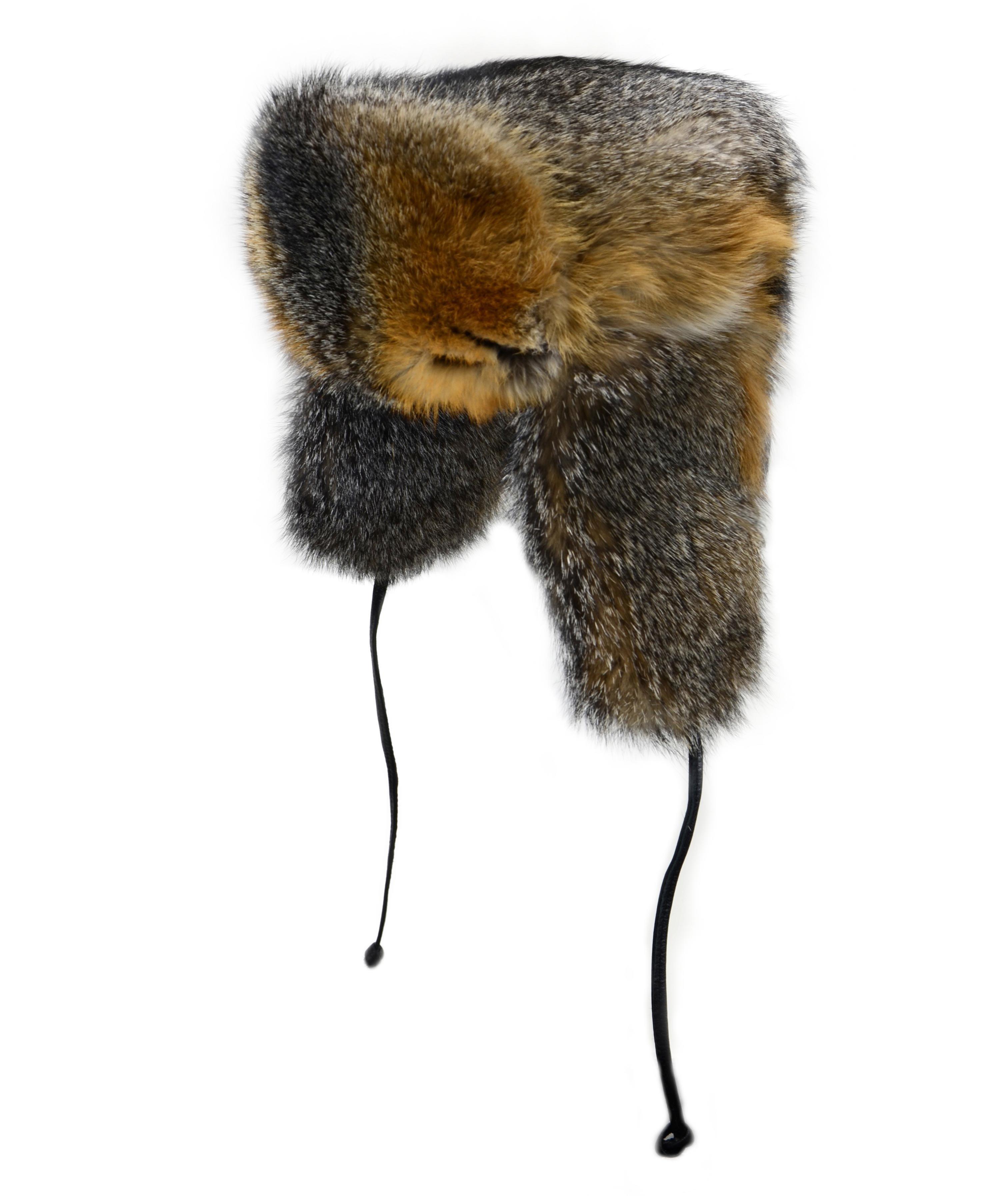 Grey Fox Fur Hat image 0