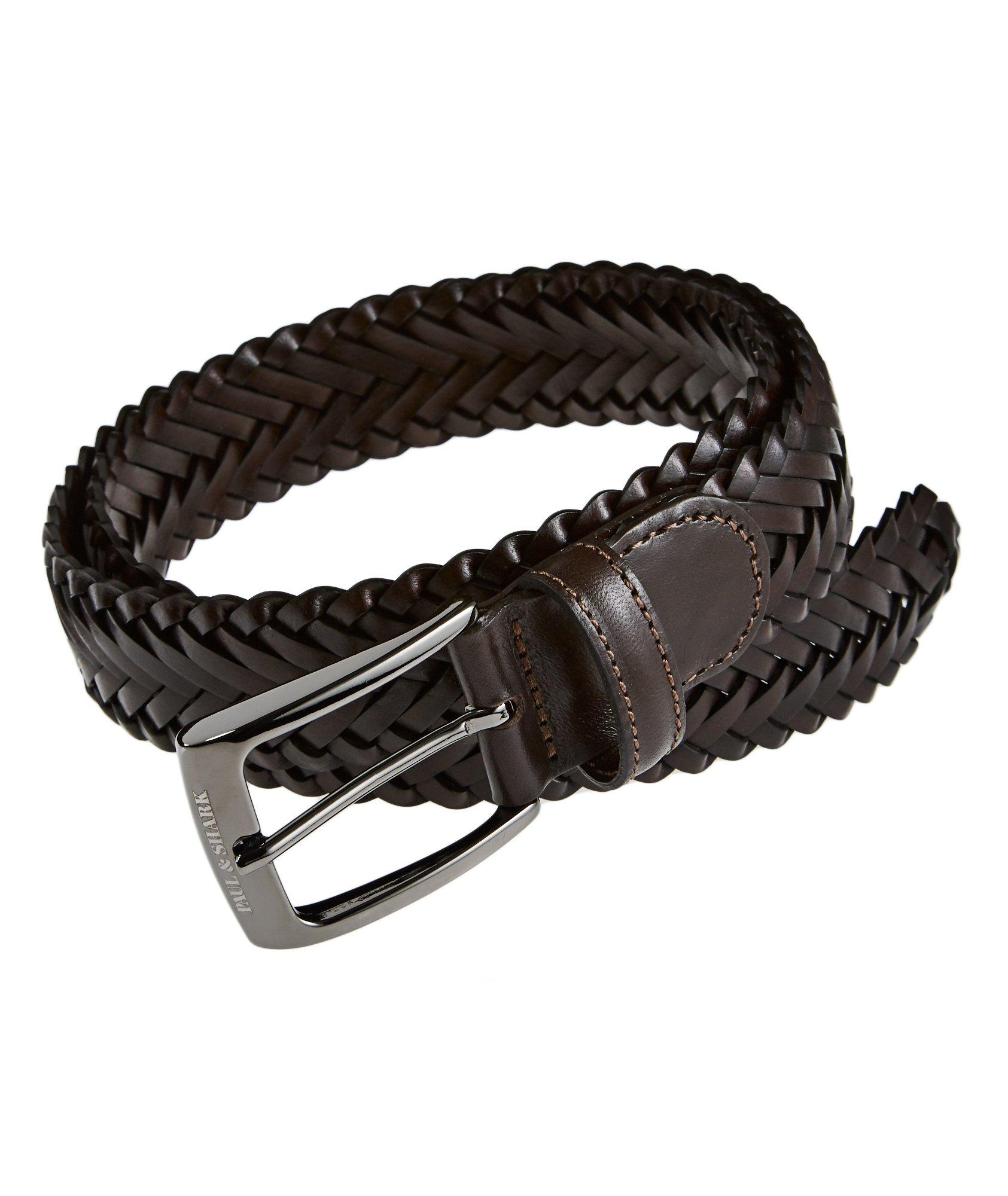 Braided Leather Belt image 0