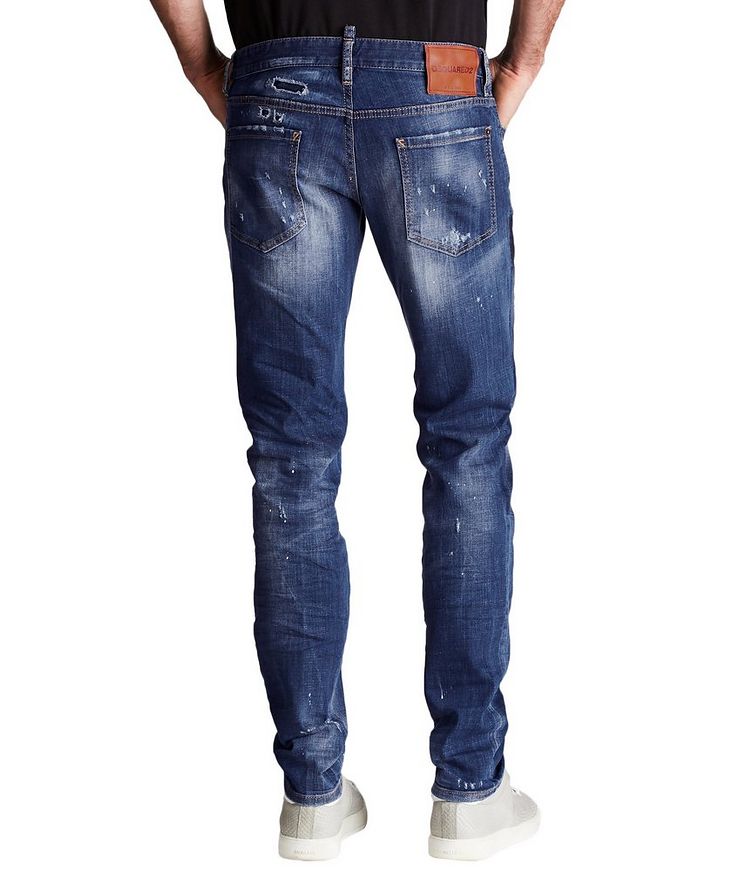 Slim Fit Distressed Jeans image 1
