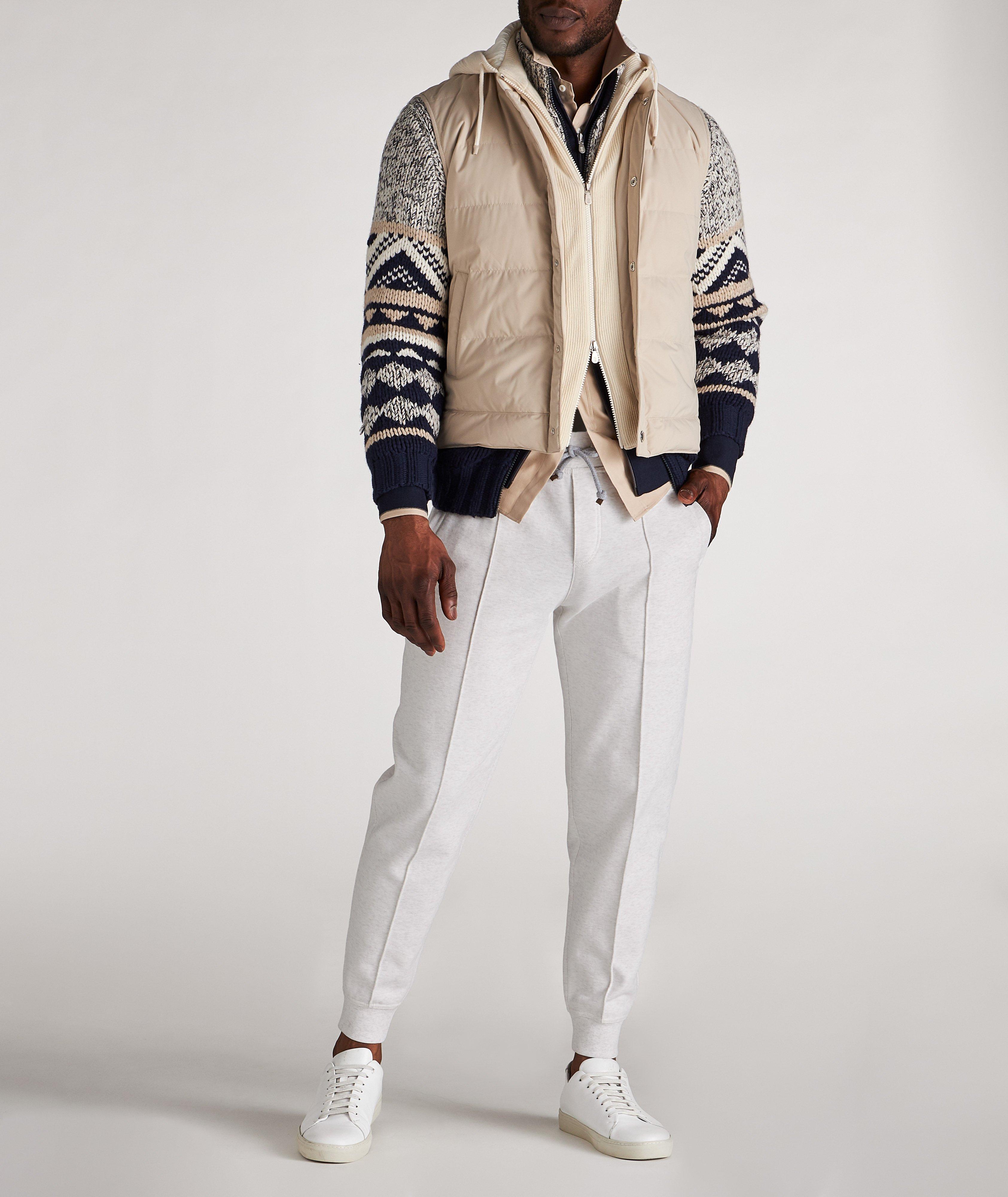 Cashmere & Virgin Wool Zip-Up Cardigan image 4