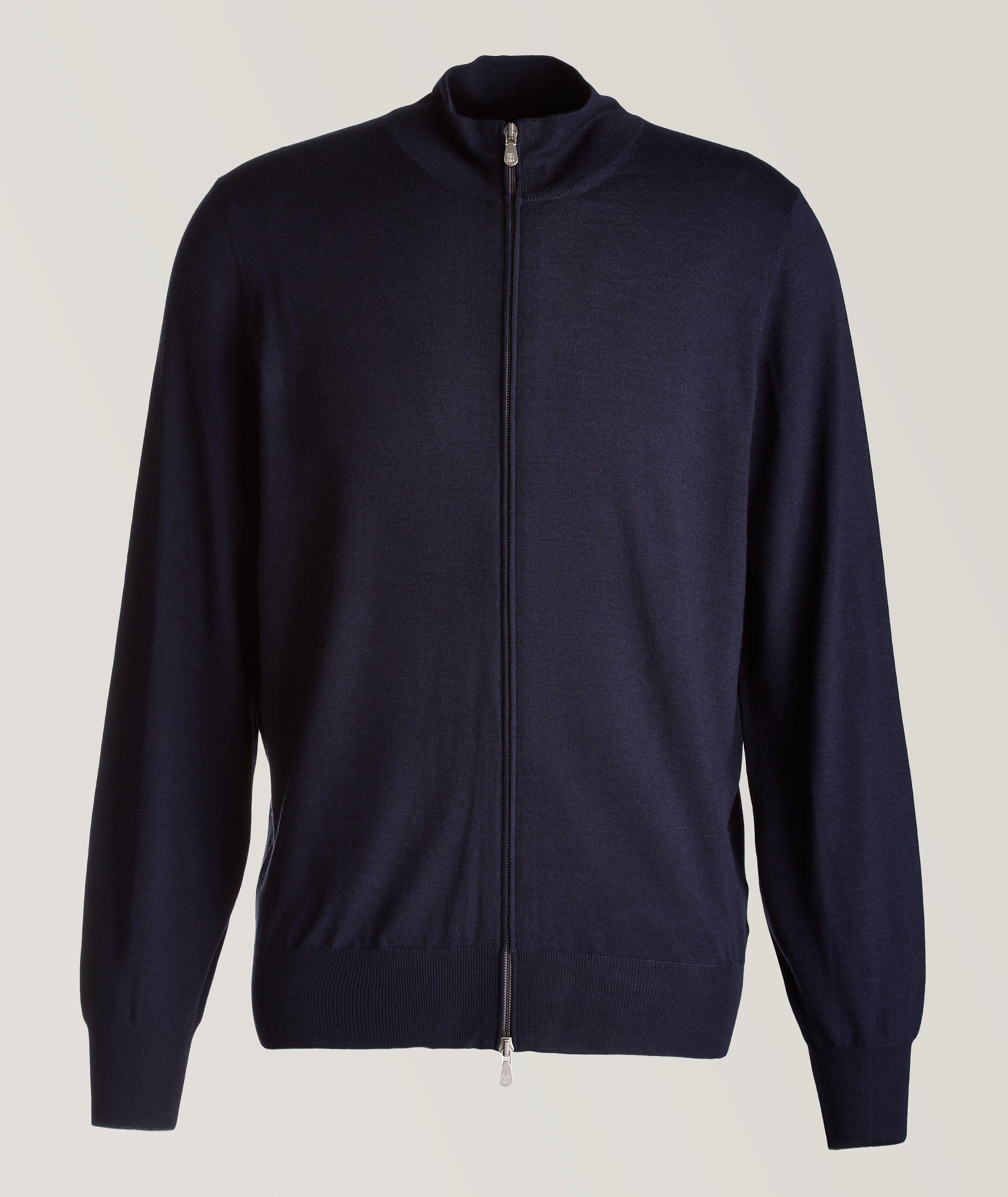 Cashmere & Virgin Wool Zip-Up Cardigan image 0