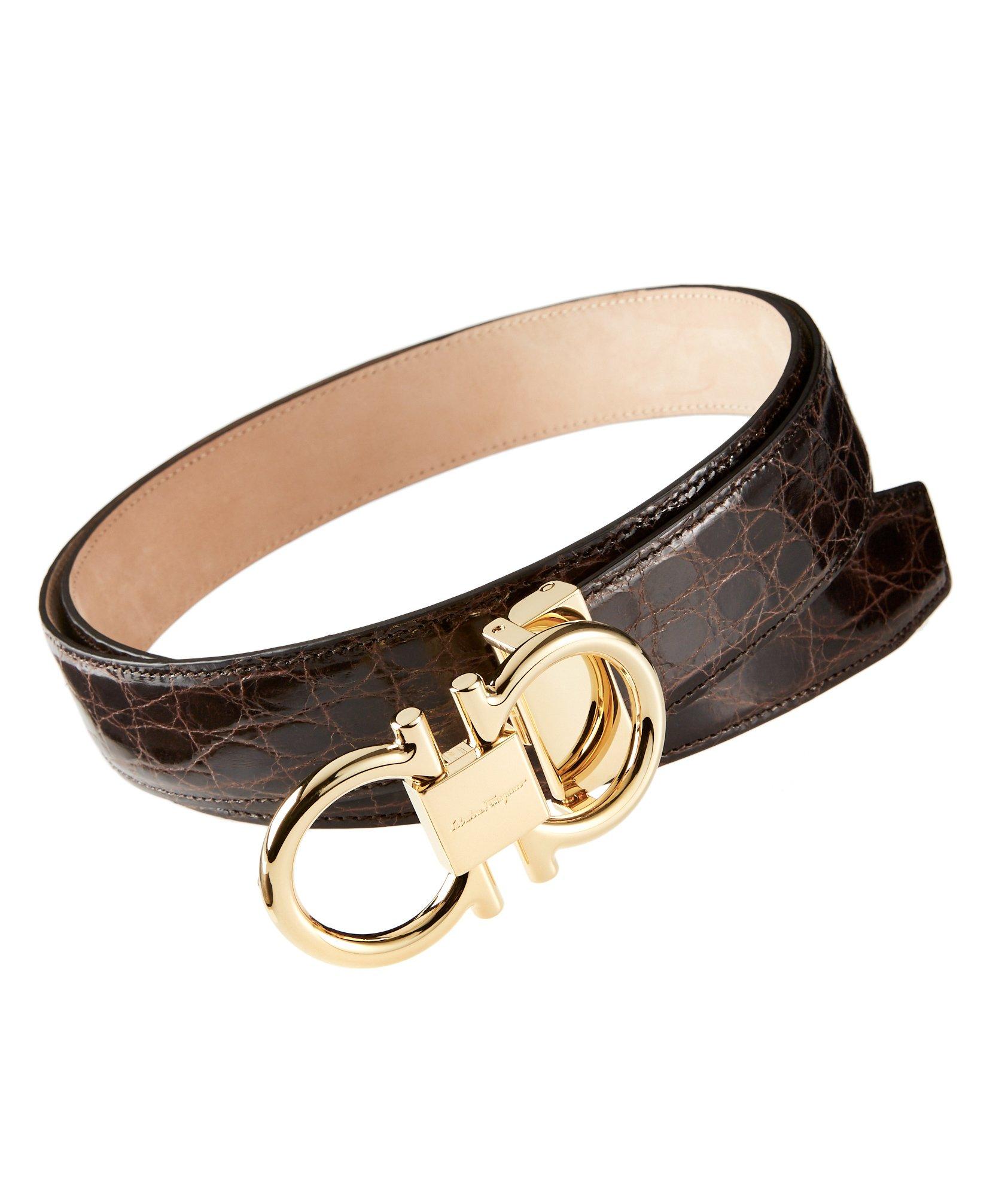 Double Gancini Buckle Belt image 0