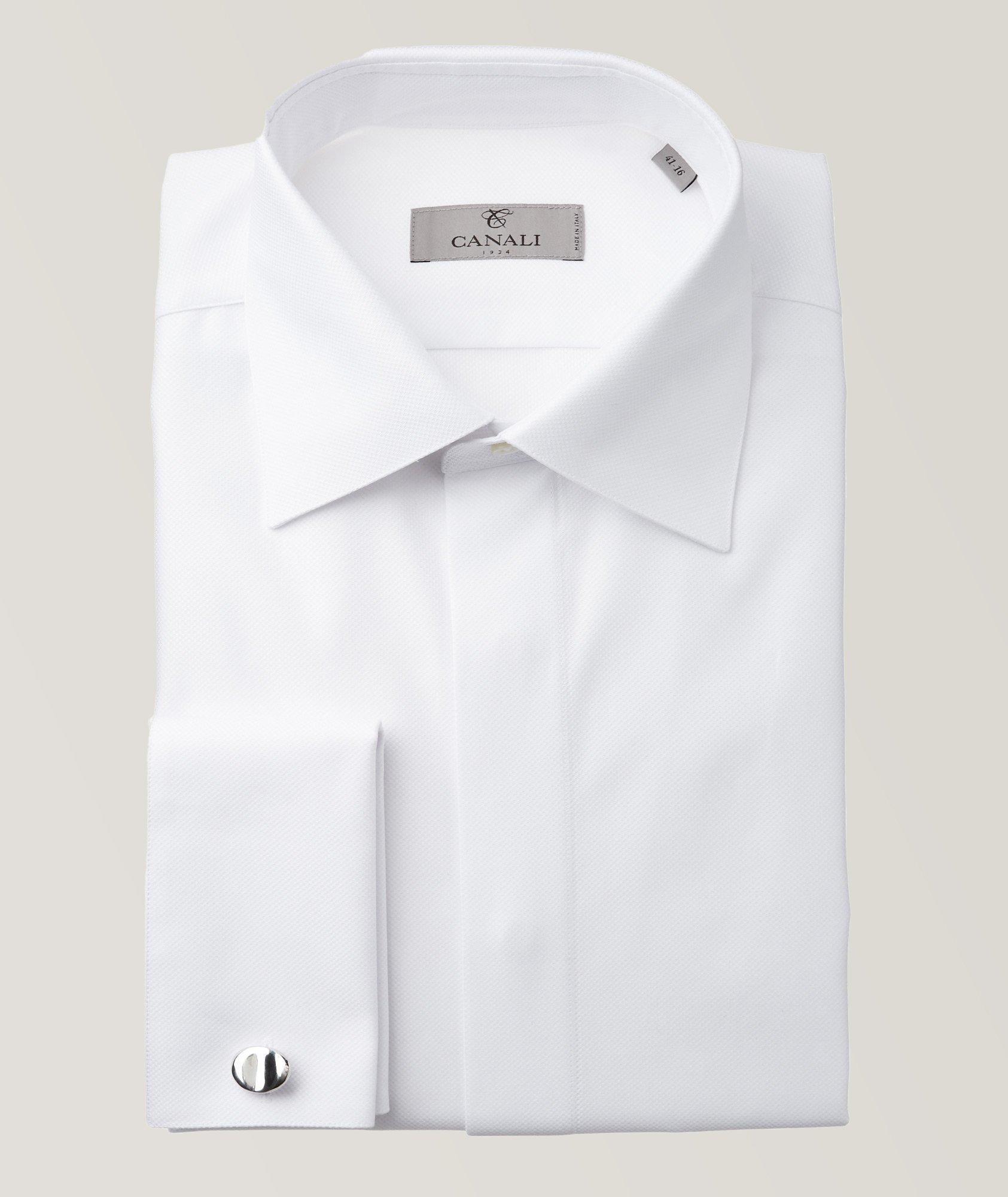 Canali white 2025 dress shirt