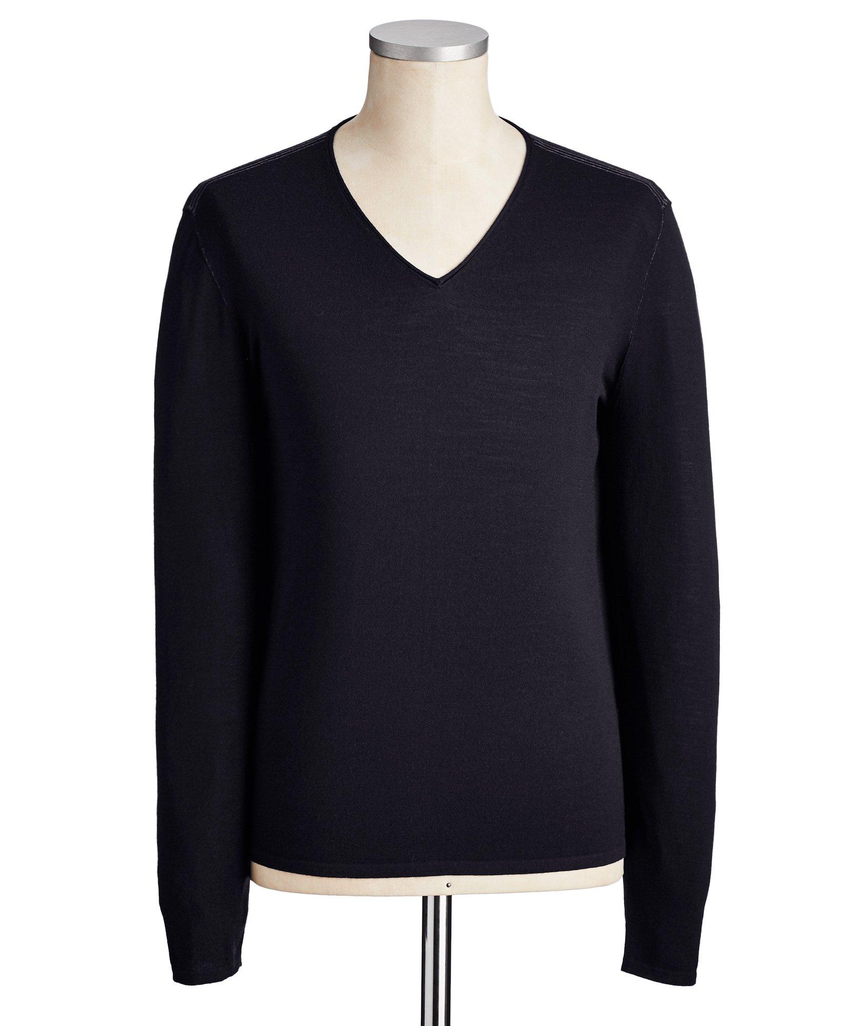 Merino Wool V-Neck Sweater image 0