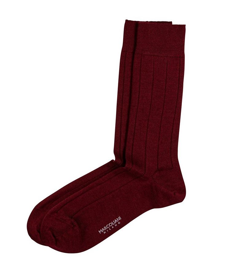 Ribbed Cashmere-Silk Socks image 0