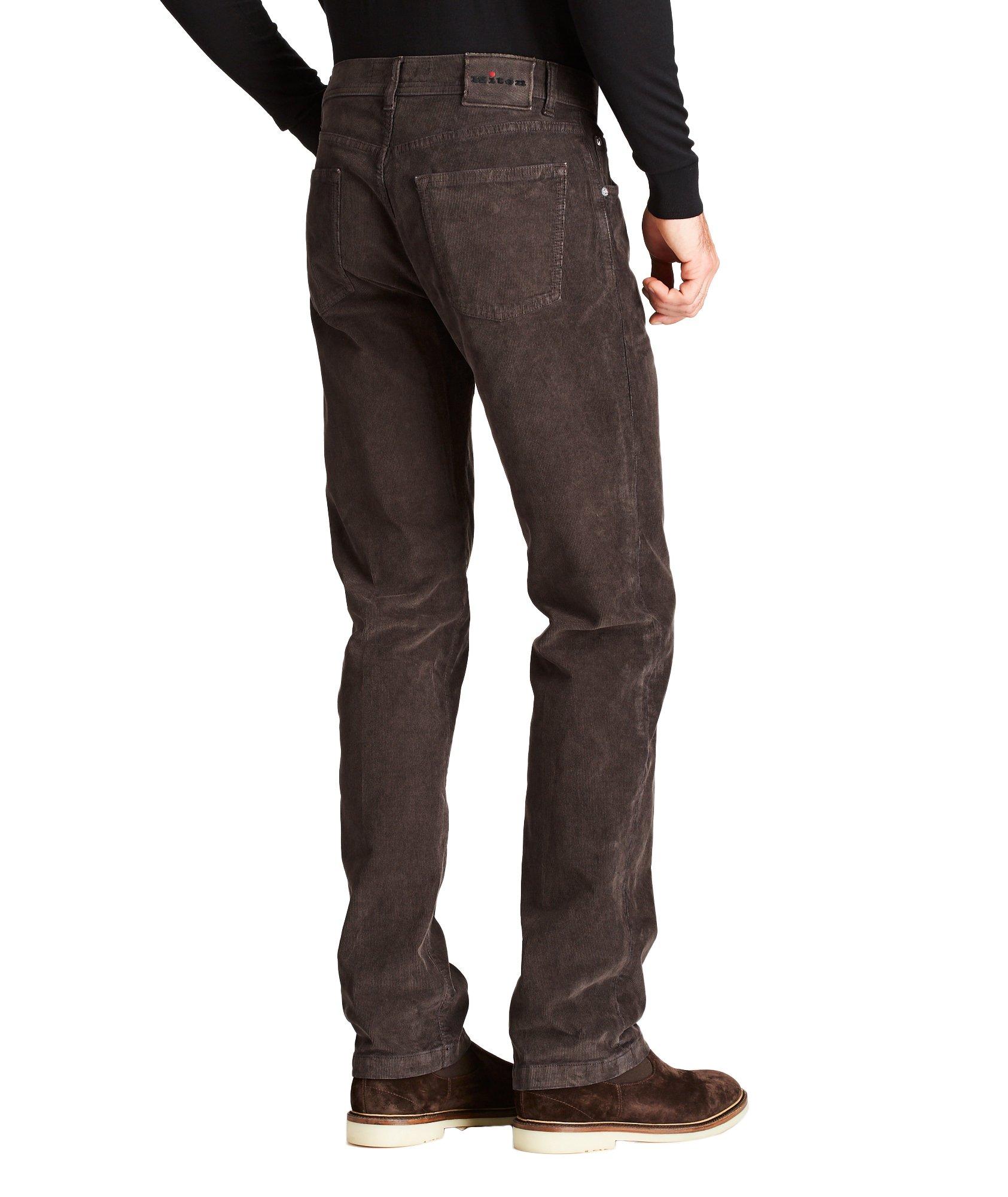 slim fit corduroy pants