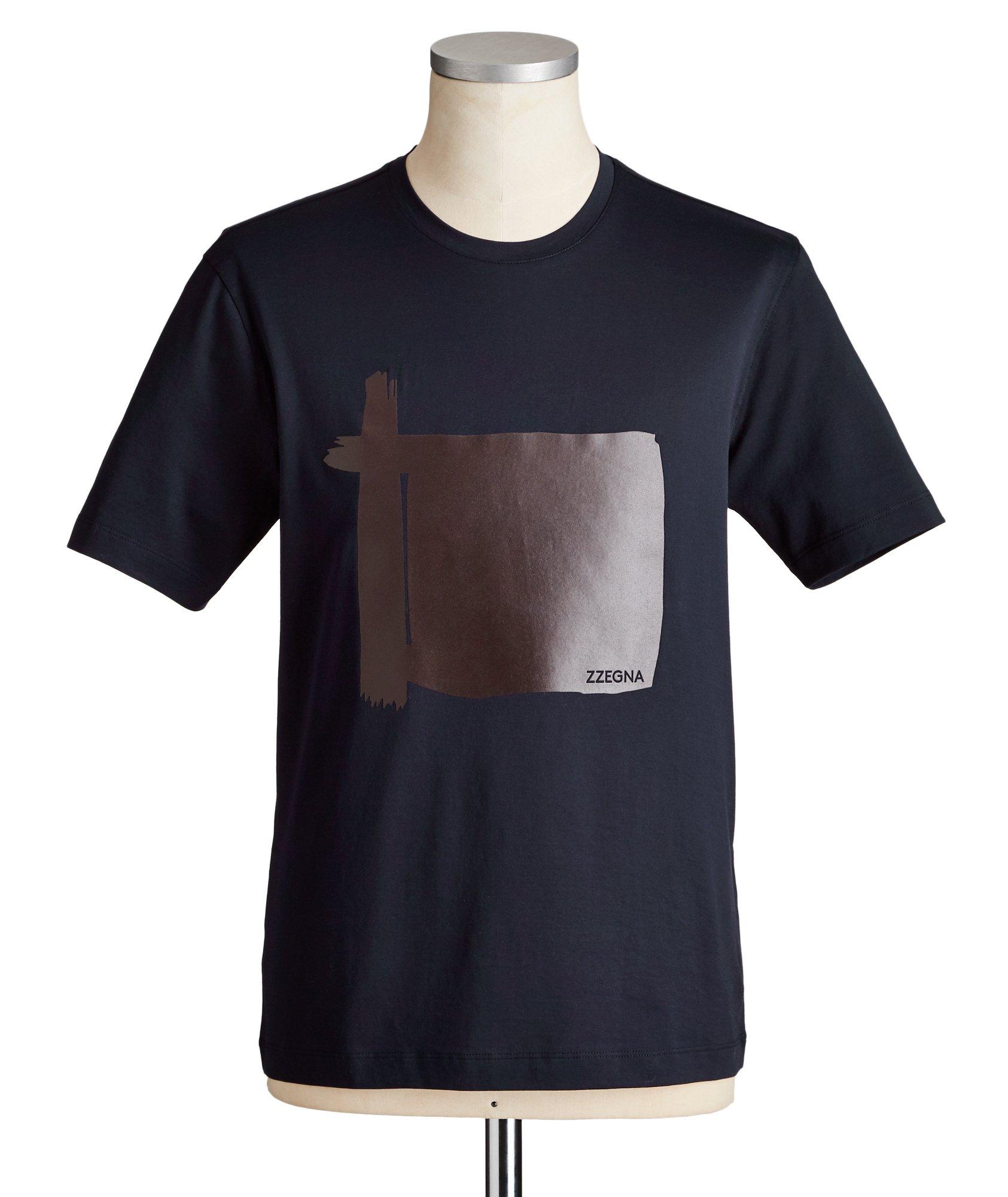 T-shirt imprimé en coton image 0
