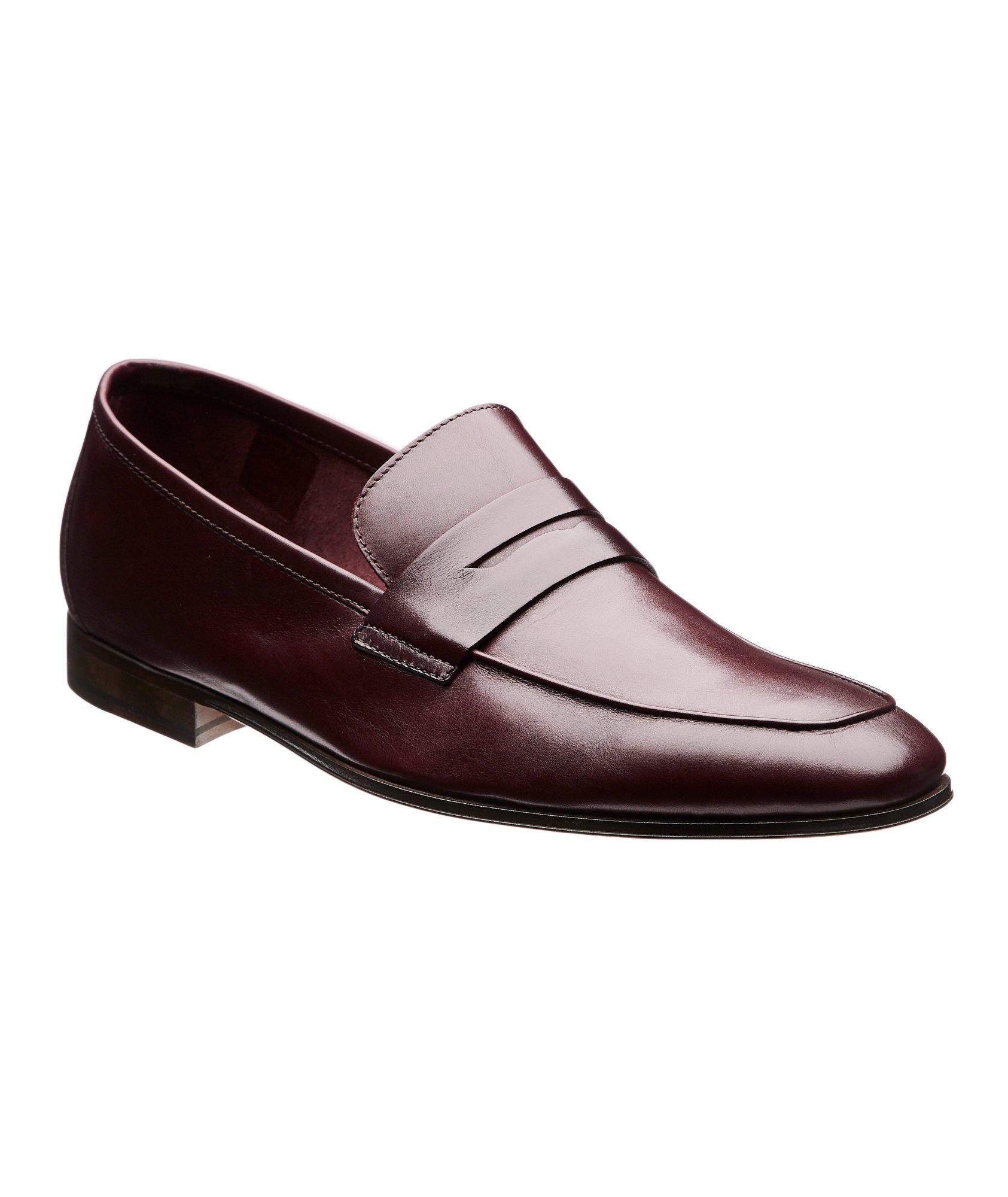 Leather Penny Loafers image 0