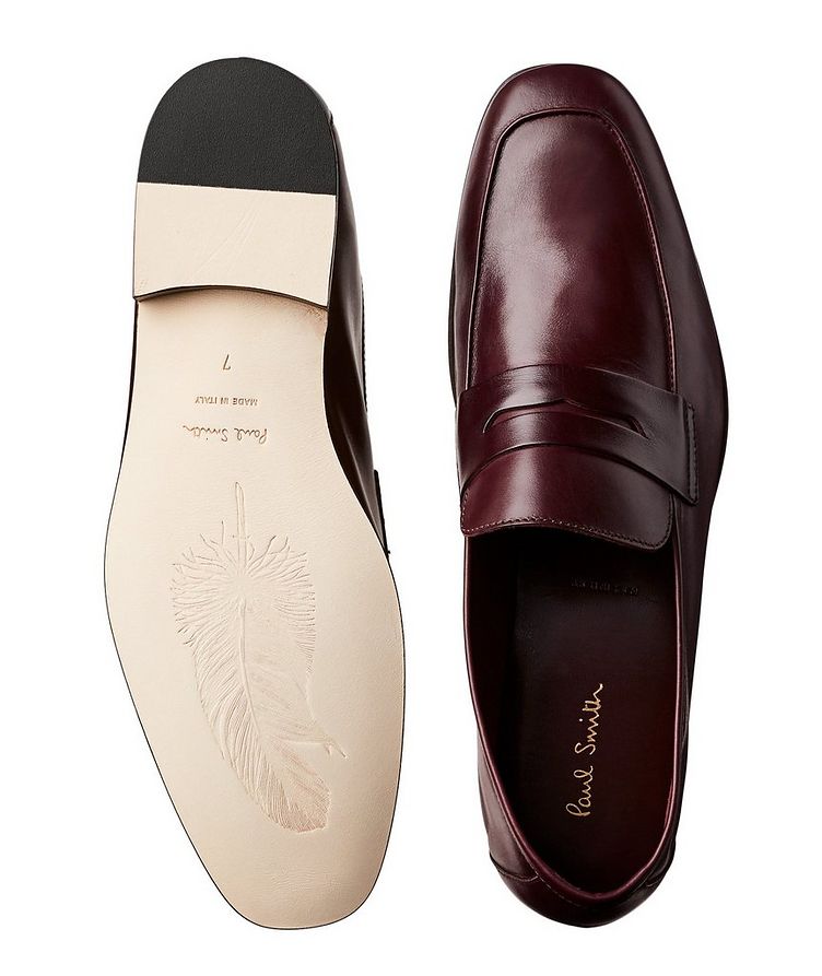 Leather Penny Loafers image 2