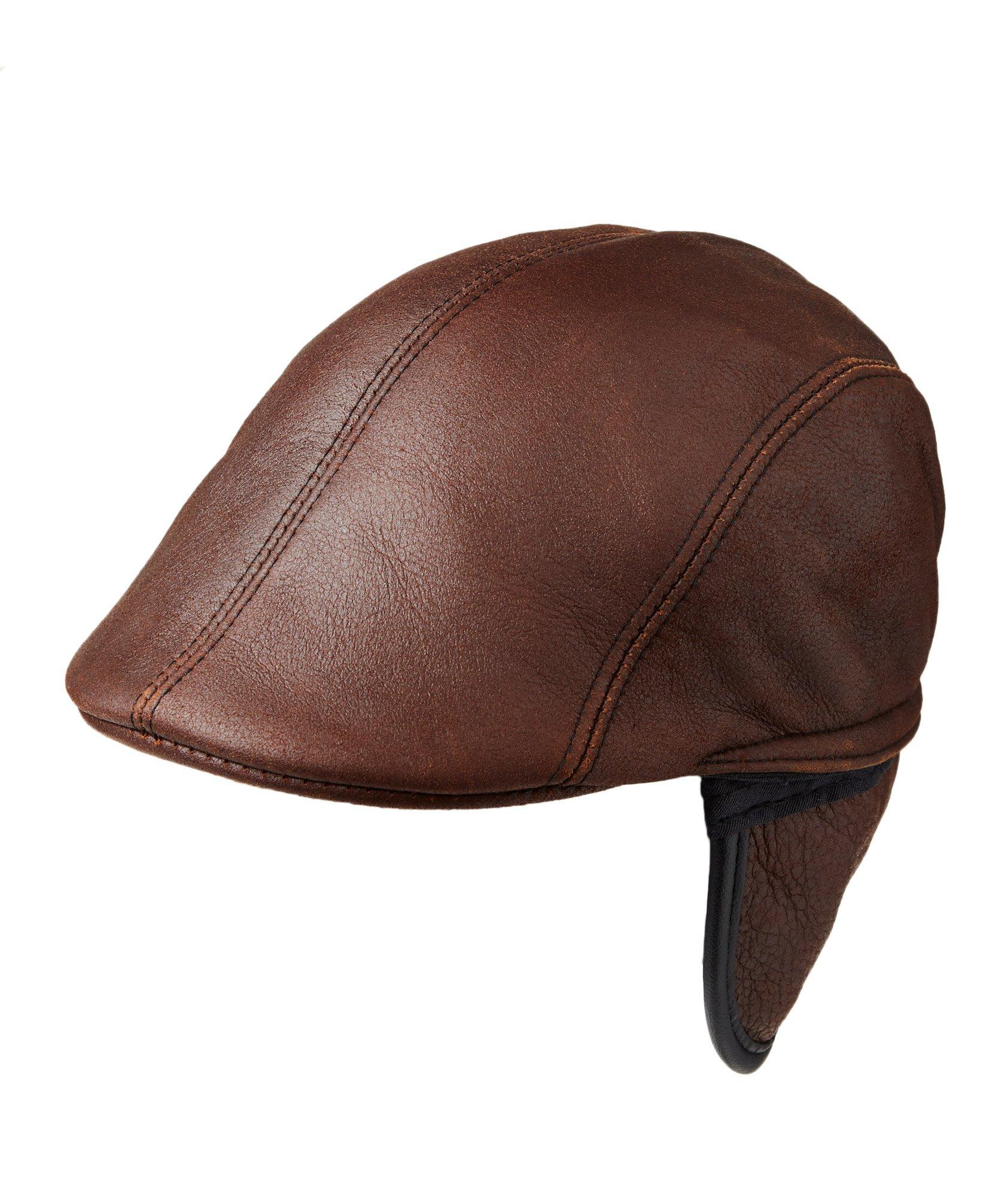 Crown Cap Shearling Driving Cap | Hats | Harry Rosen