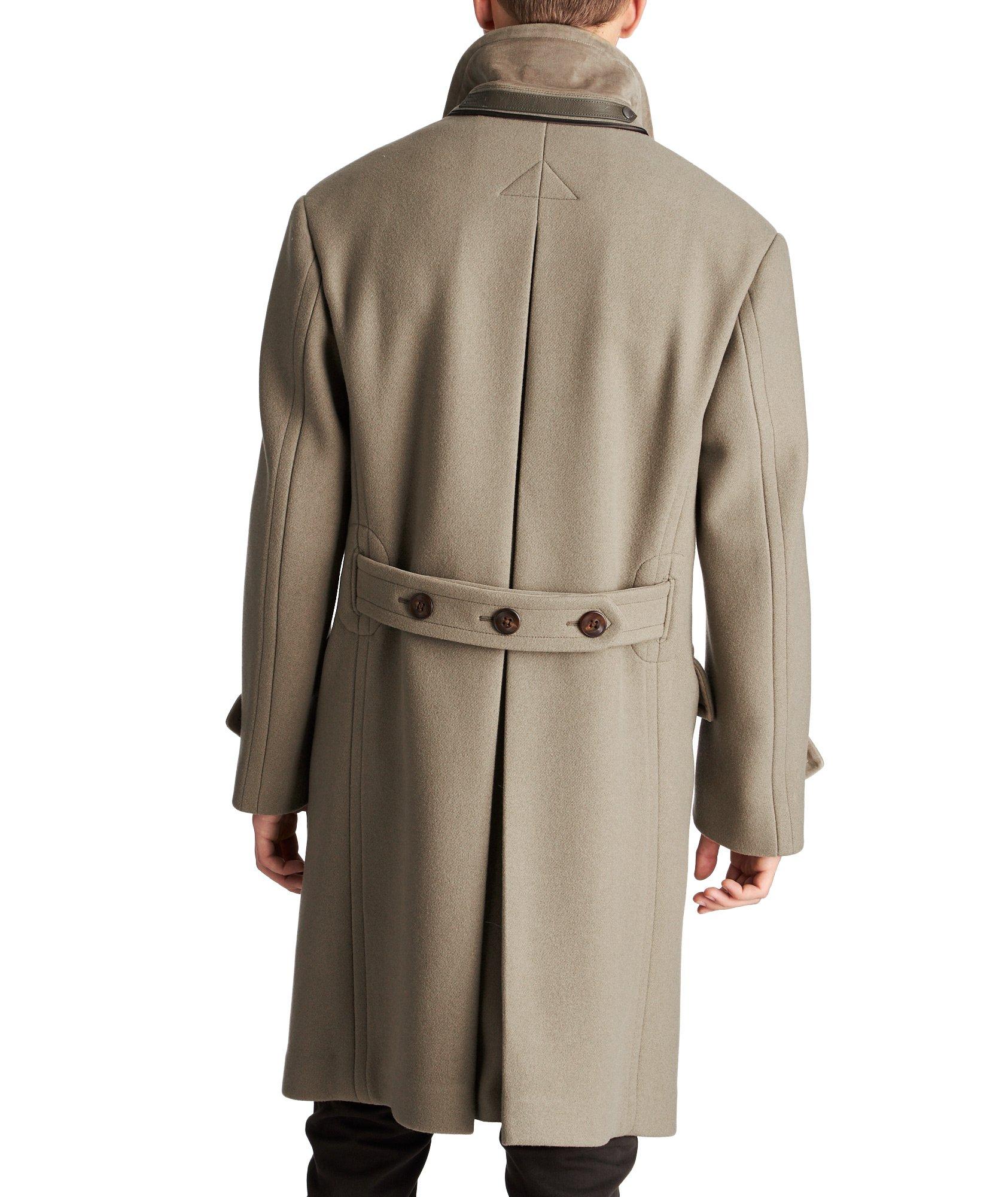 Double-Breasted Wool-Blend Coat image 1