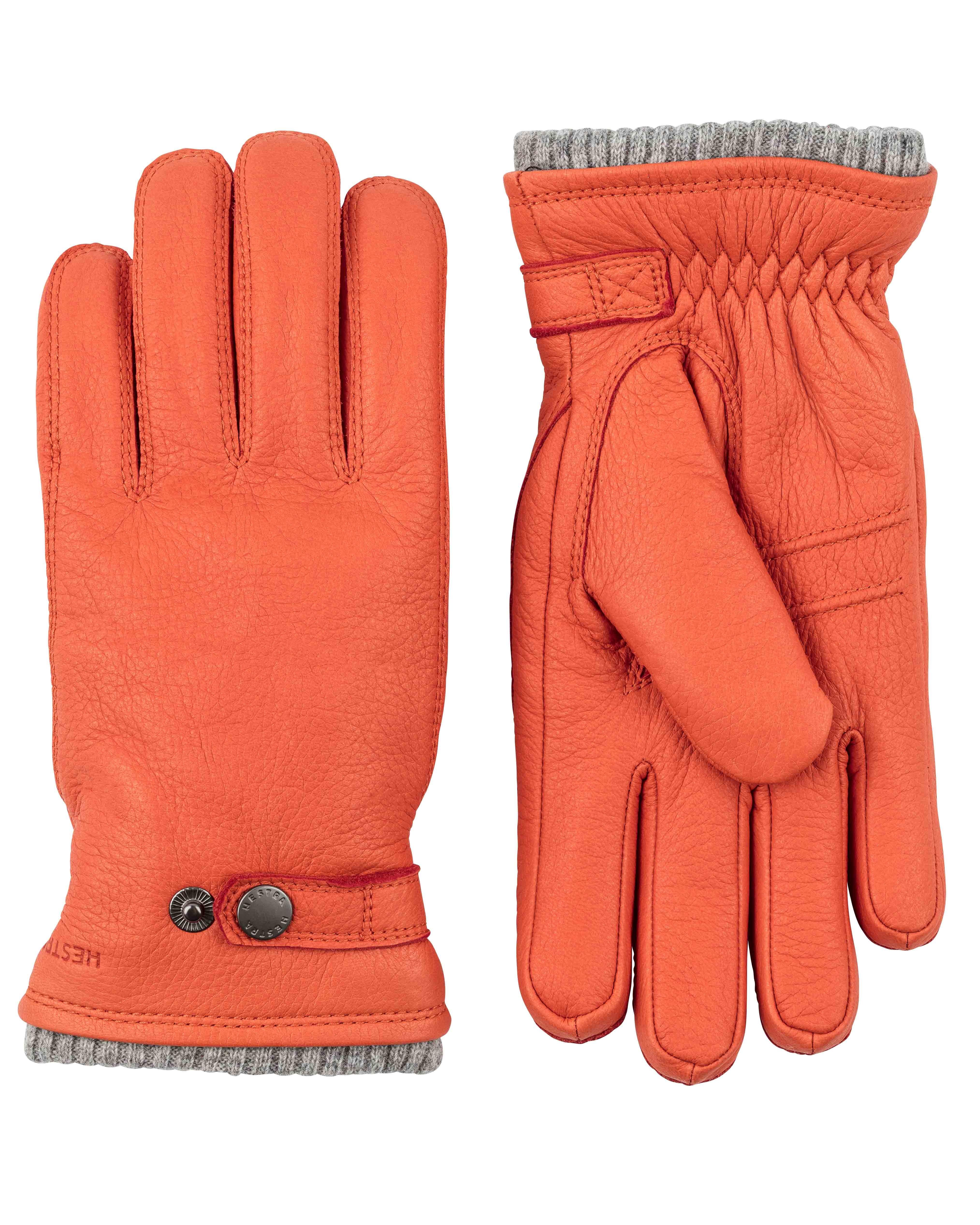 Fleece-Lined Elk Leather Gloves image 0