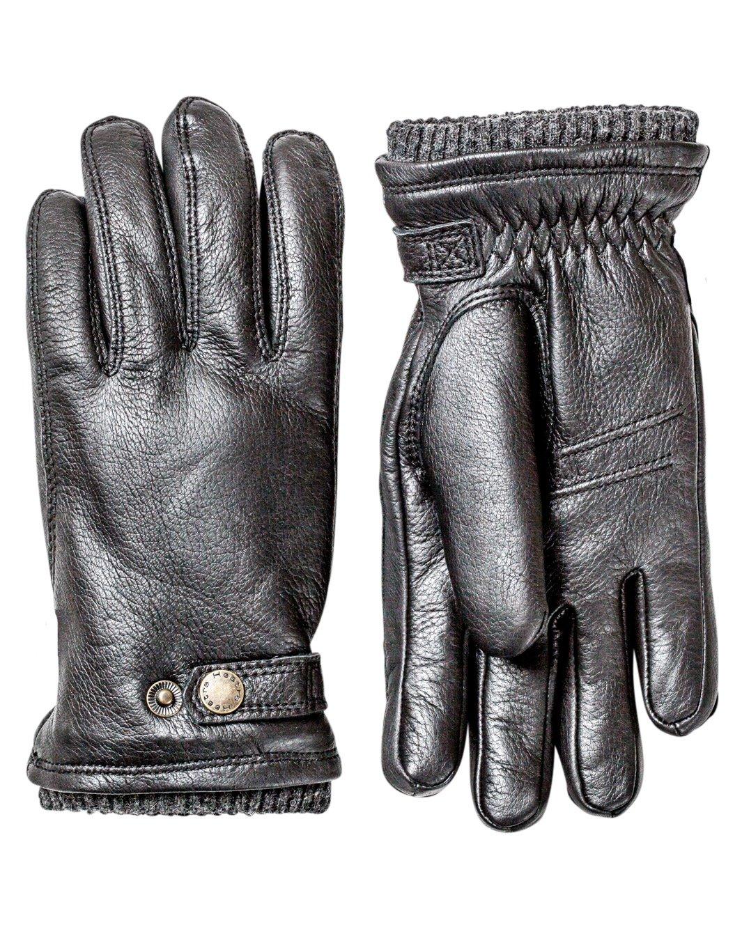 Fleece-Lined Elk Leather Gloves image 0