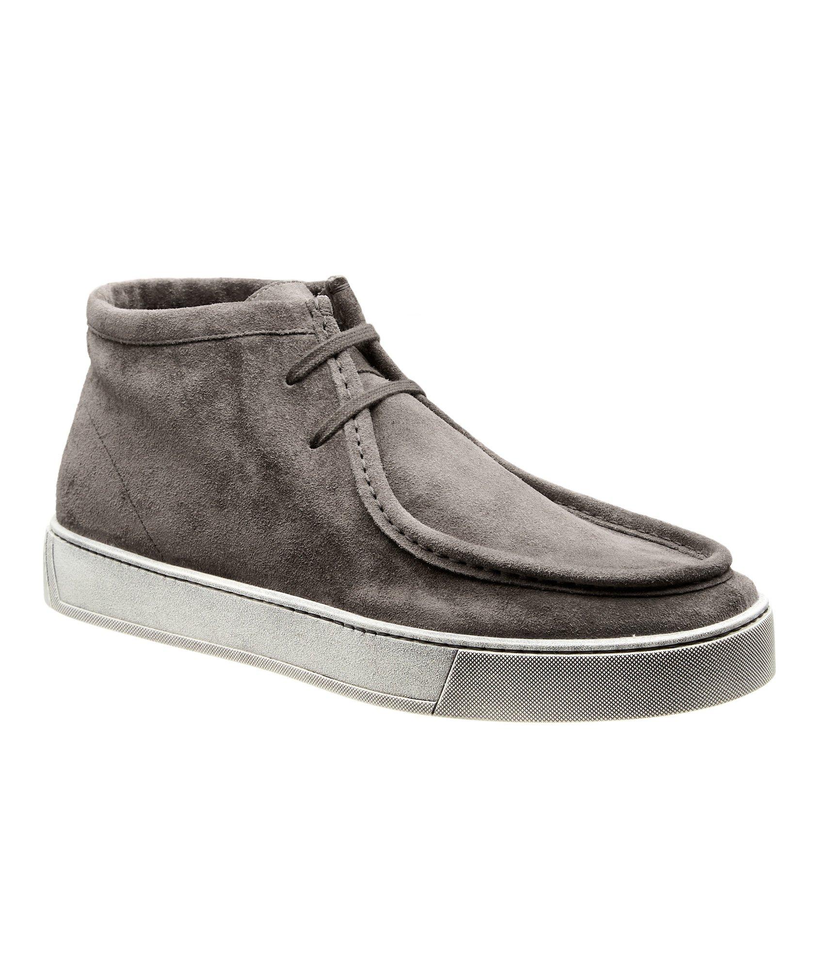 Fur Lined Suede Chukkas image 0