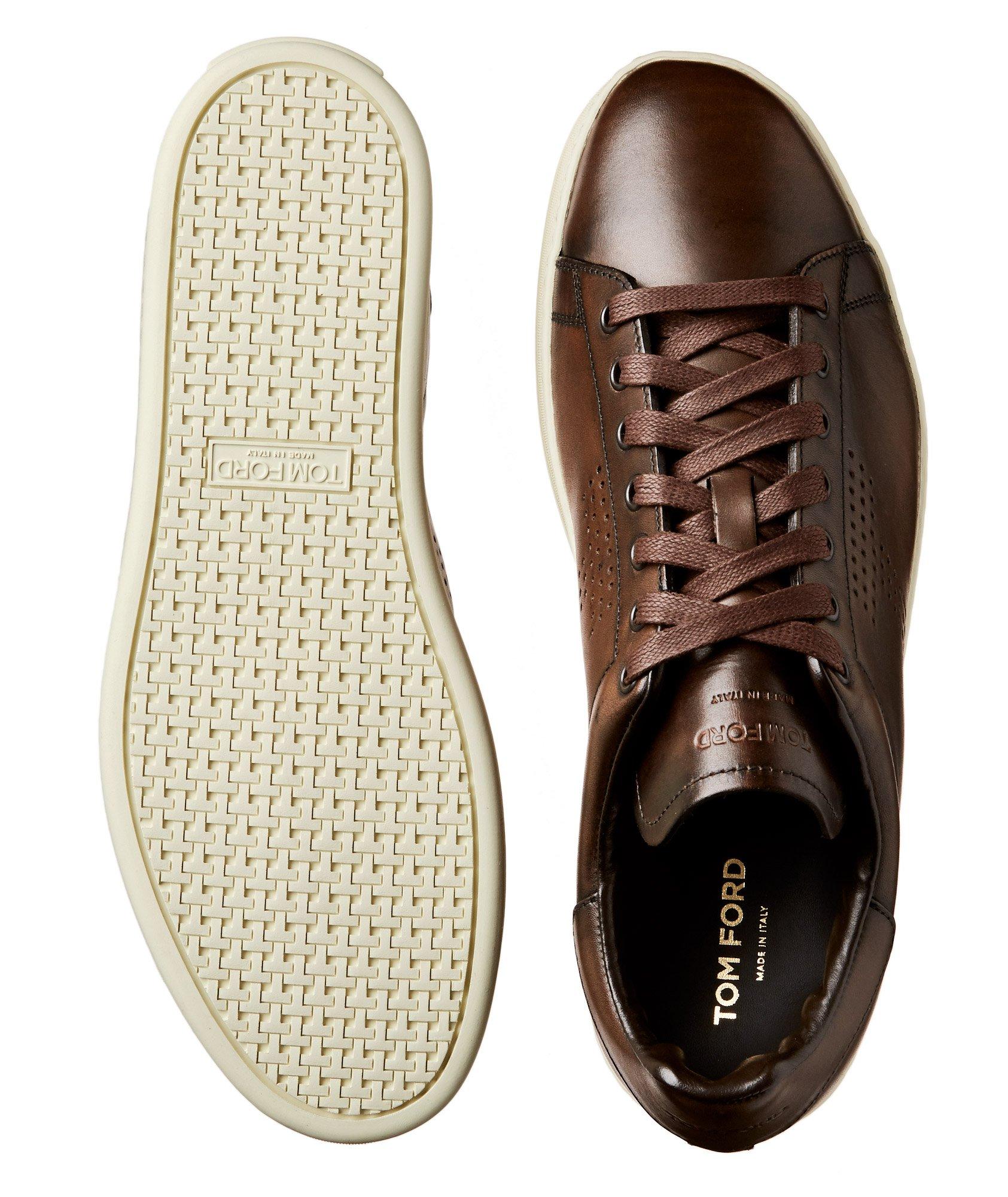 Leather Low-Top Sneakers image 2