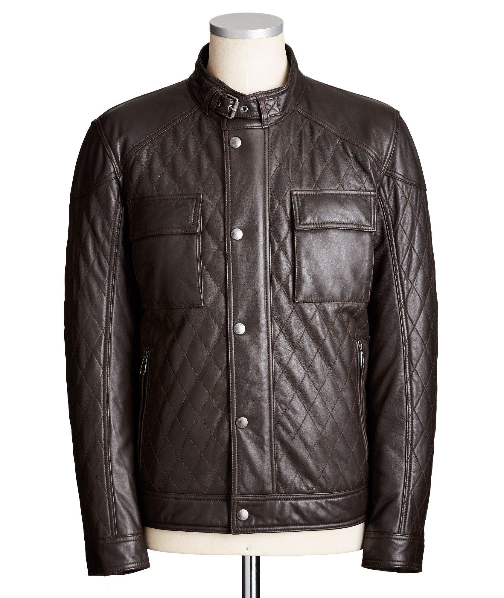 Leather Field Jacket image 0