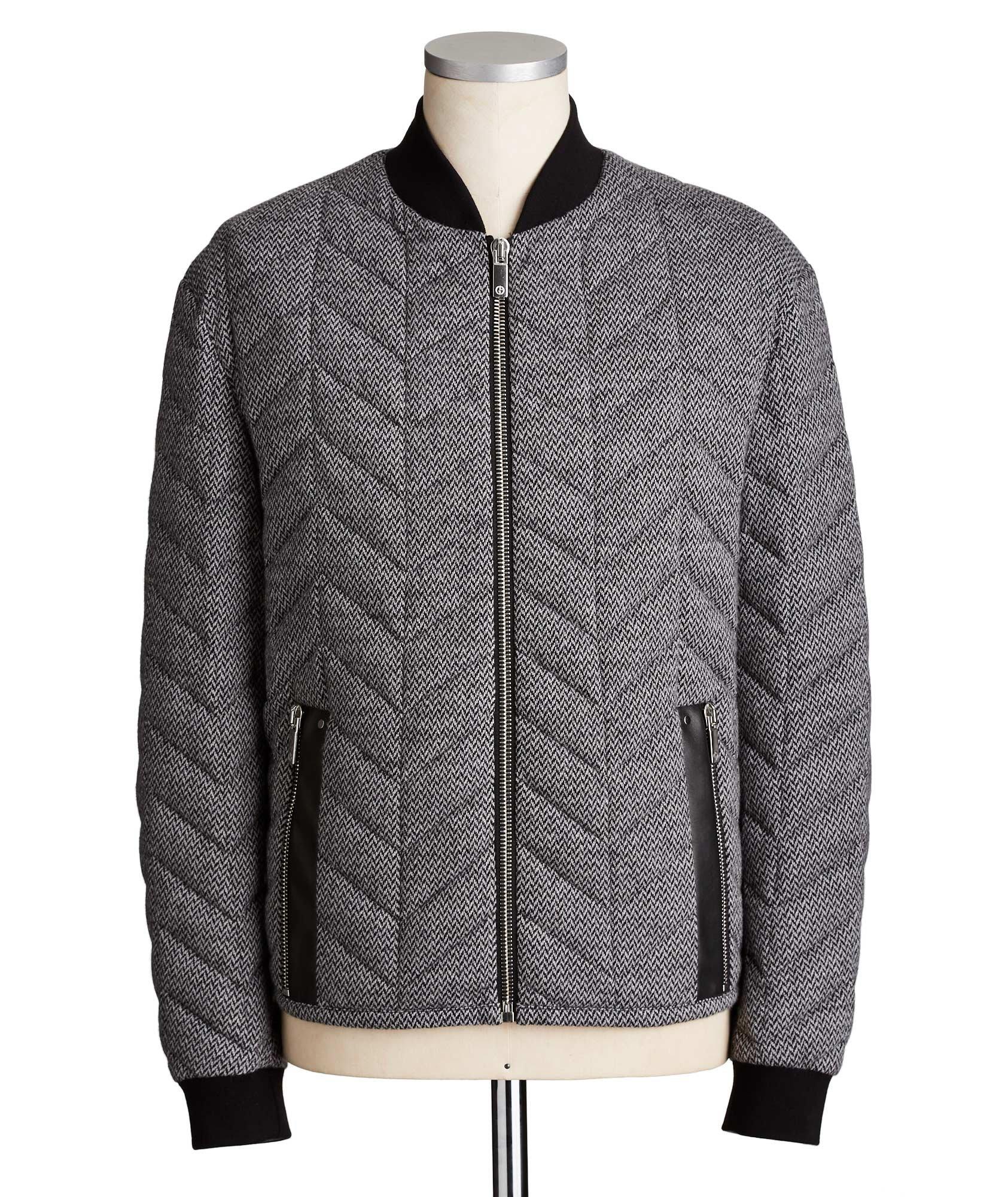 Wool, Silk & Cashmere Bomber Jacket image 0