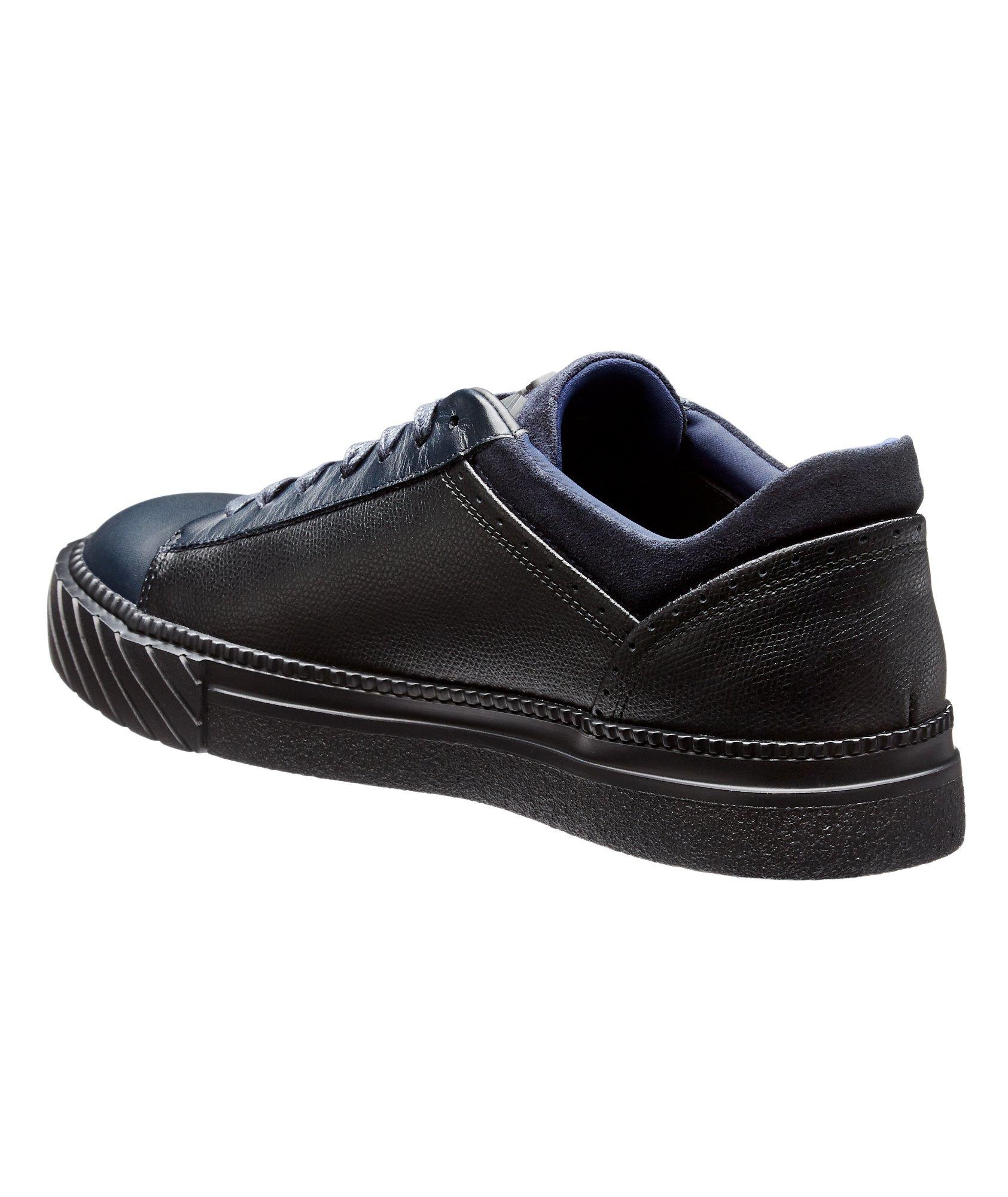 Leather Low-Top Sneakers image 1