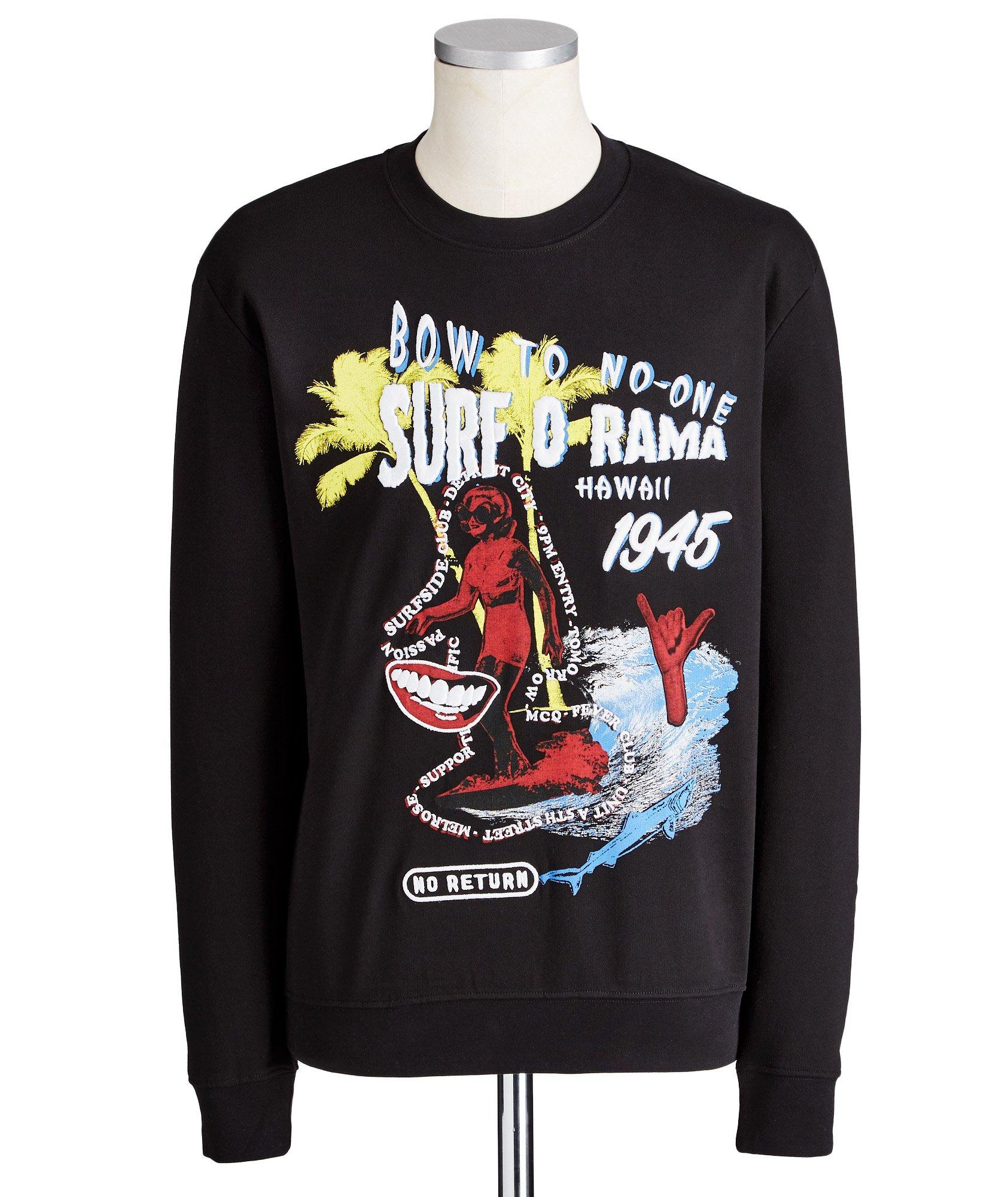 Printed Cotton Sweater image 0