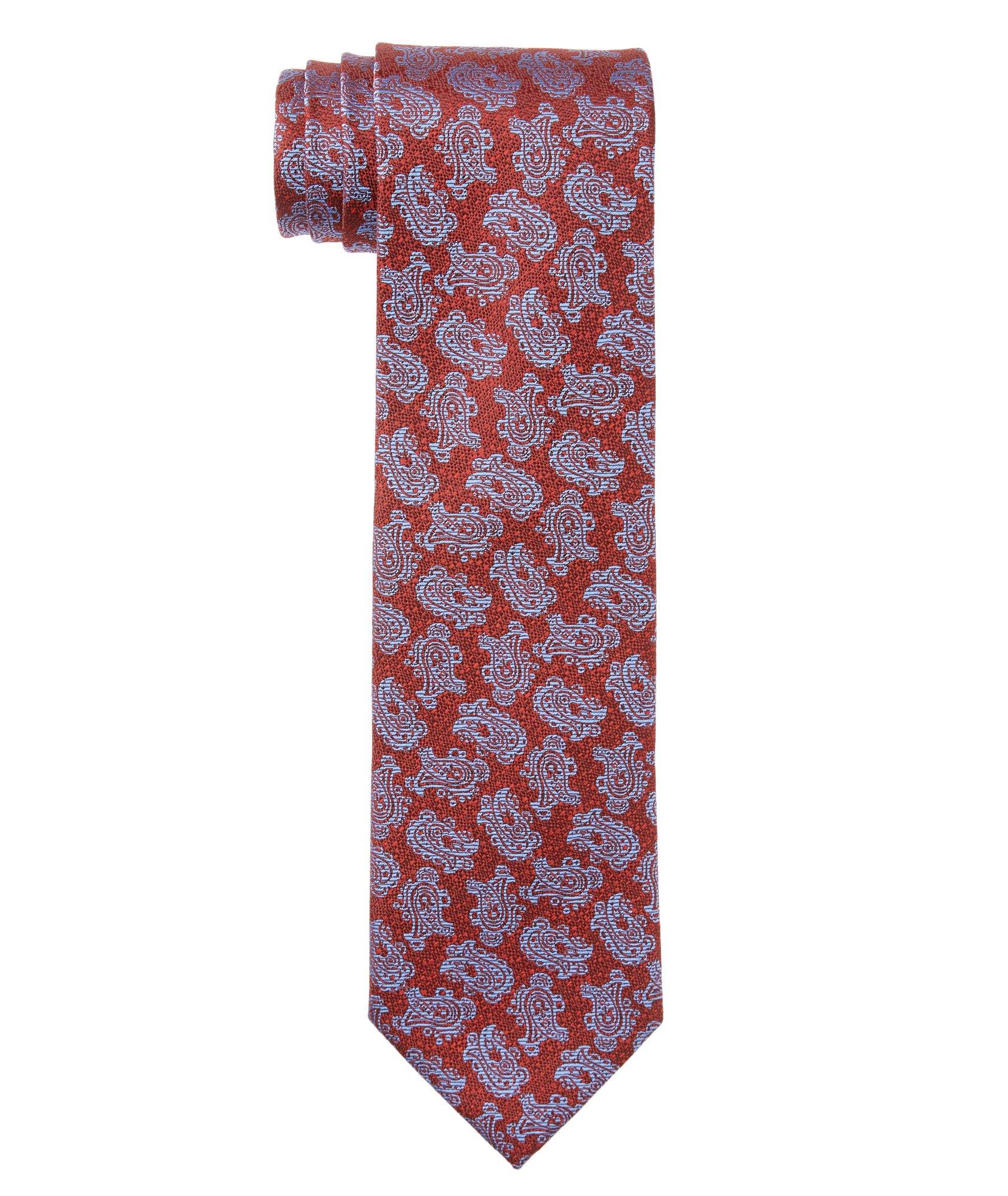 Cravate imprimée en soie image 0