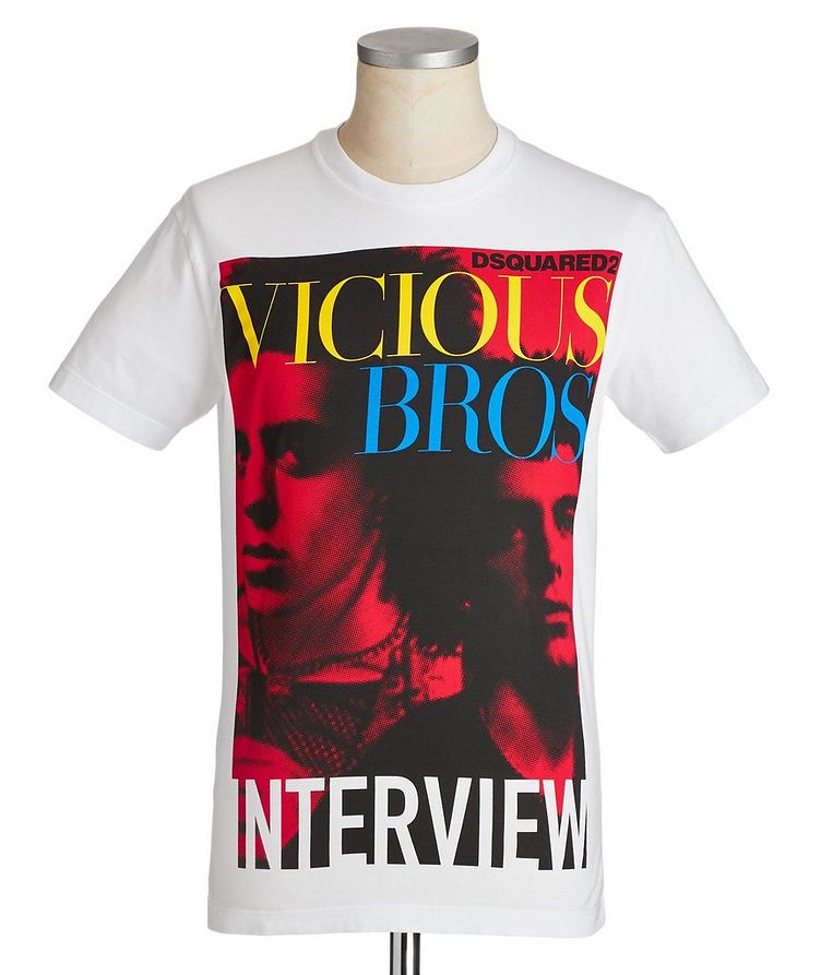 Vicious Bros Printed Cotton T-Shirt image 0