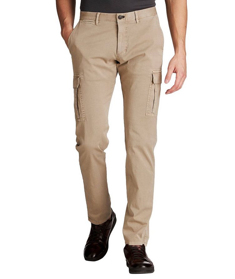 Pantalon en coton extensible, modèle Marvyn image 0
