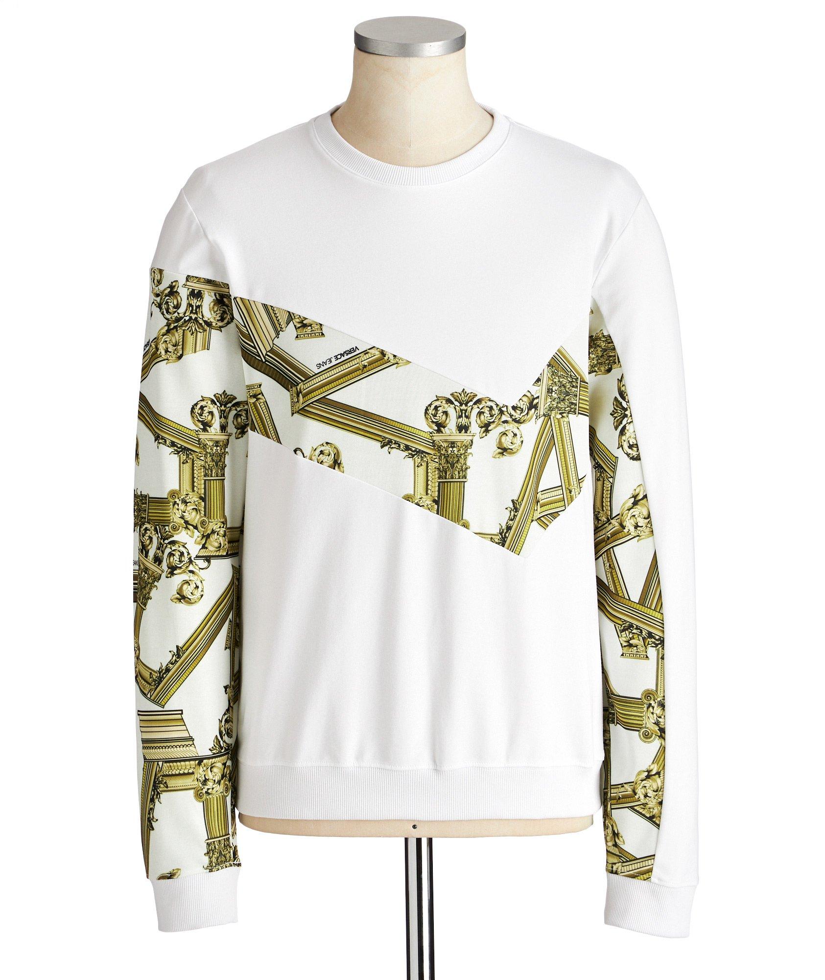 Printed Stretch Cotton Sweatshirt image 0