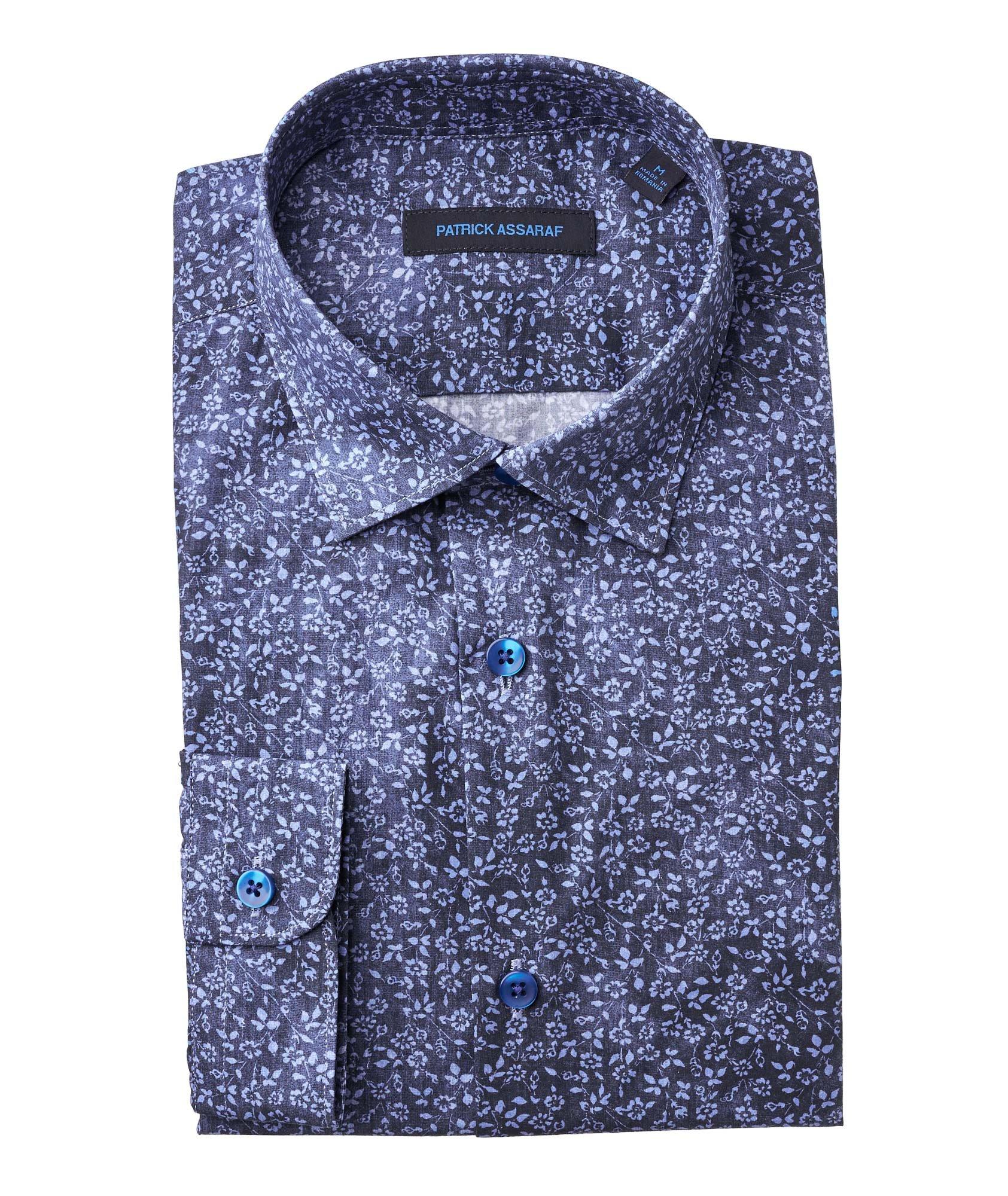 Chemise en coton à motif botanique image 0