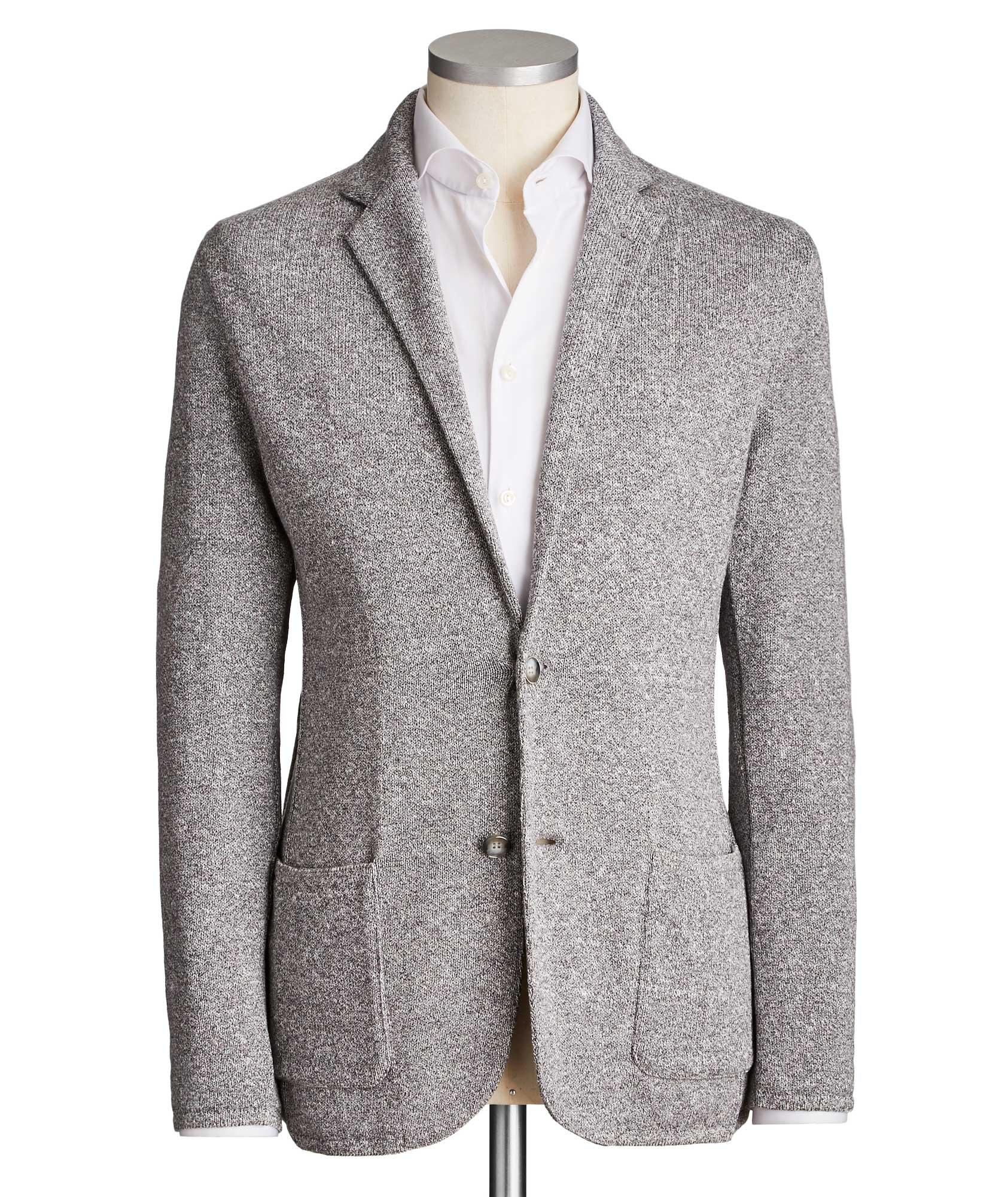 Cotton-Linen Sweater Jacket image 0