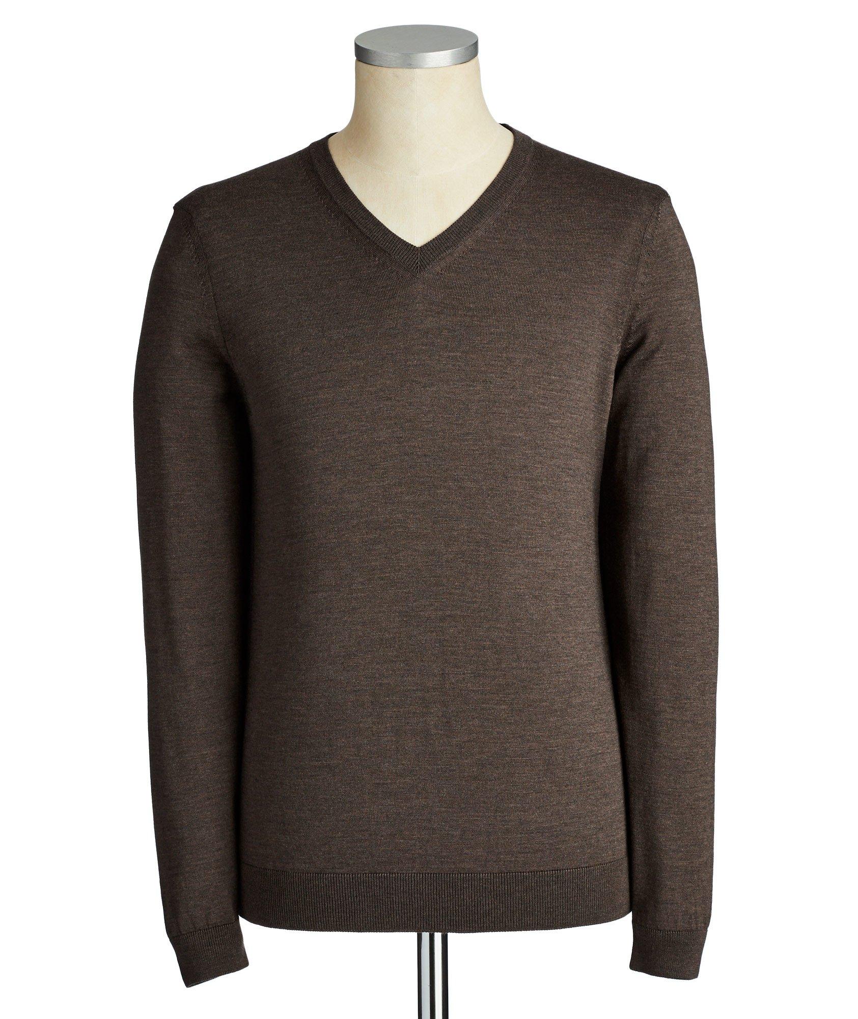 V-Neck Wool Sweater image 0