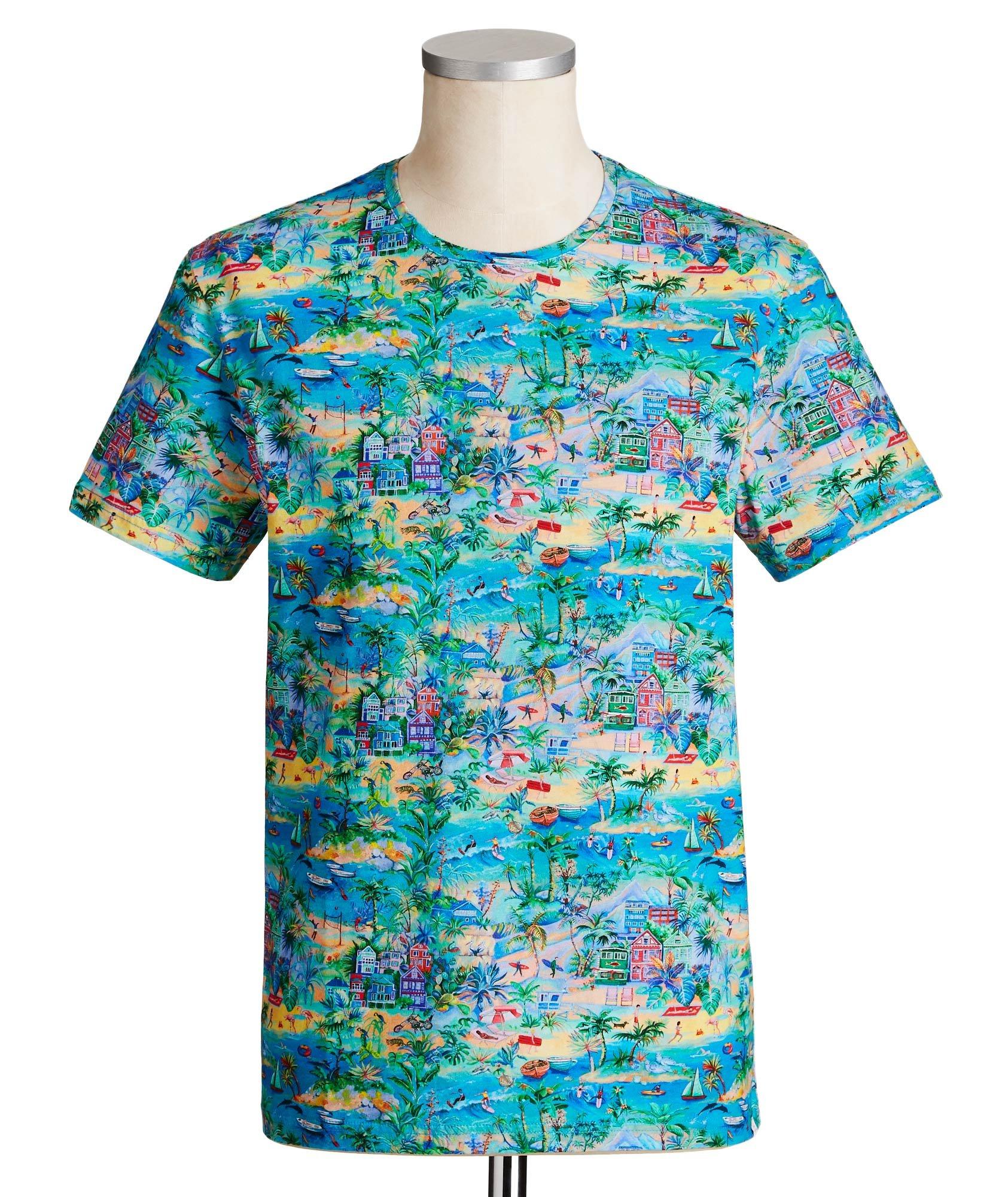 Printed Cotton T-Shirt image 0