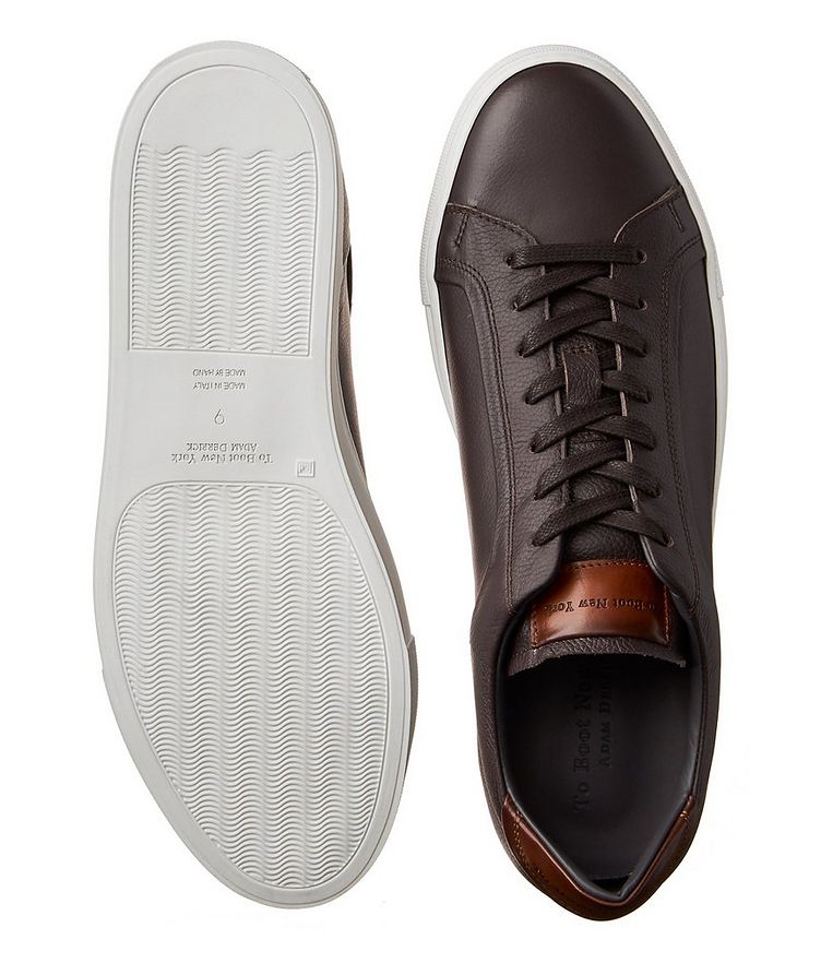 Chaussure sport en cuir texturé image 2