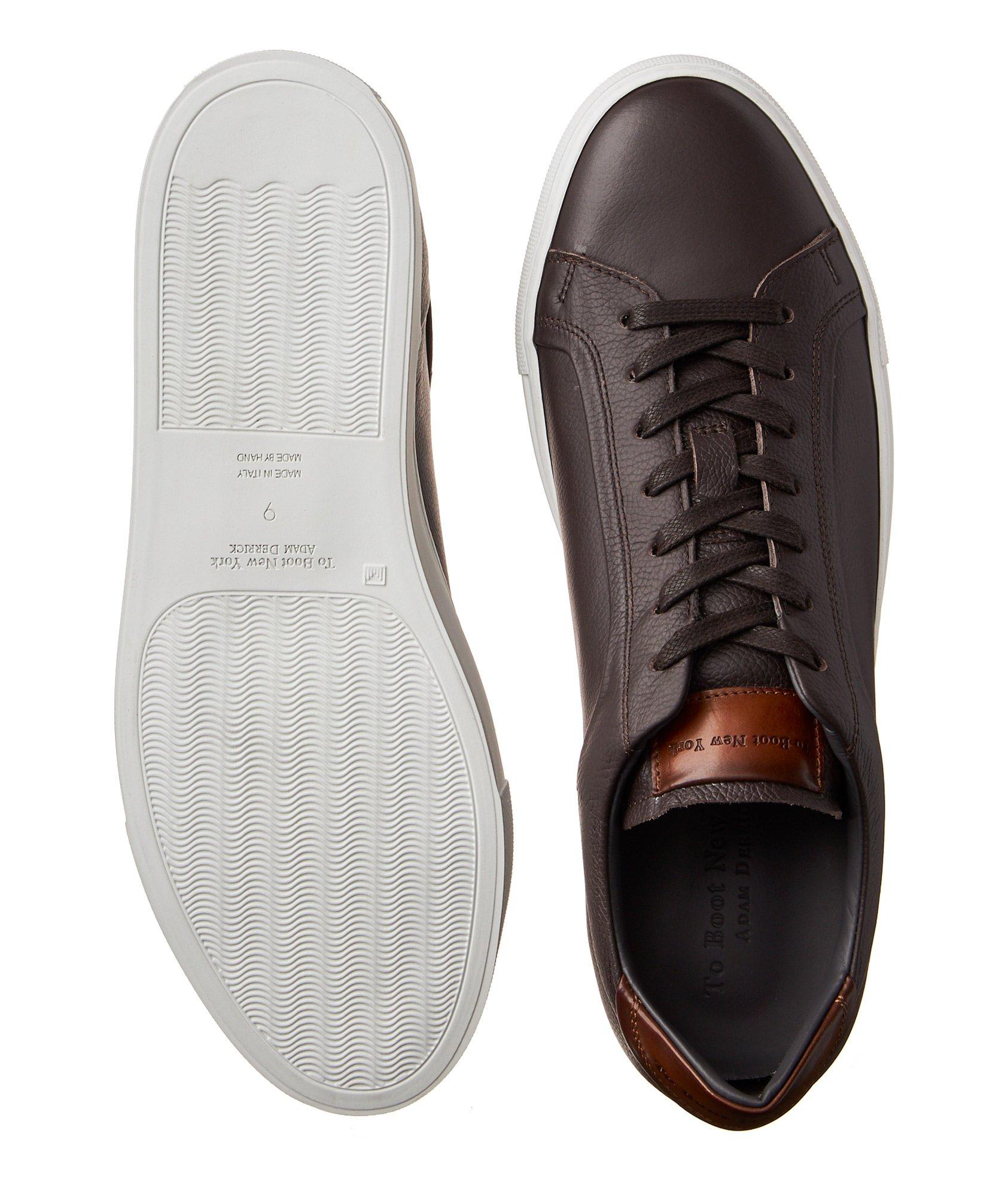 Soft Tumbled Leather Low-Tops image 2