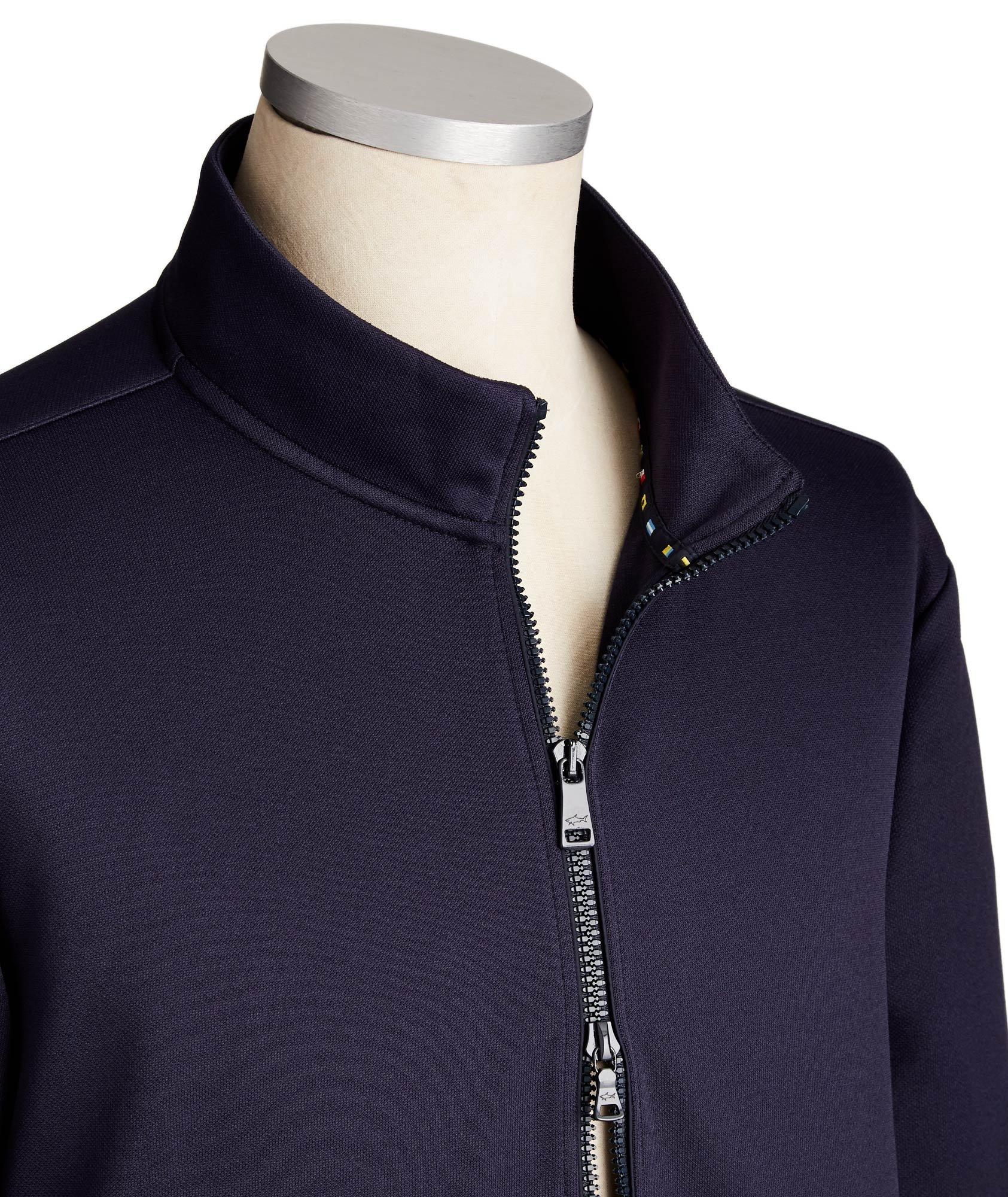 Pull en mélange de coton à glissière image 2